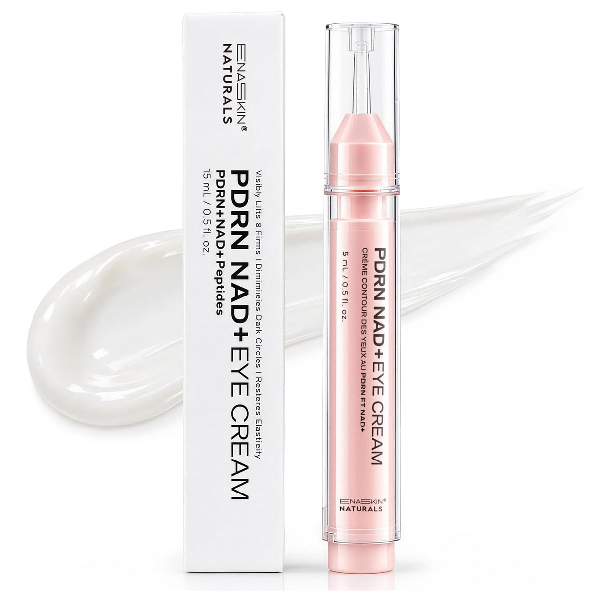 ENASKIN NATURALS PDRN NAD Anti Aging Eye Cream with Peptides - Enaskin Naturals Official Imagery - 2