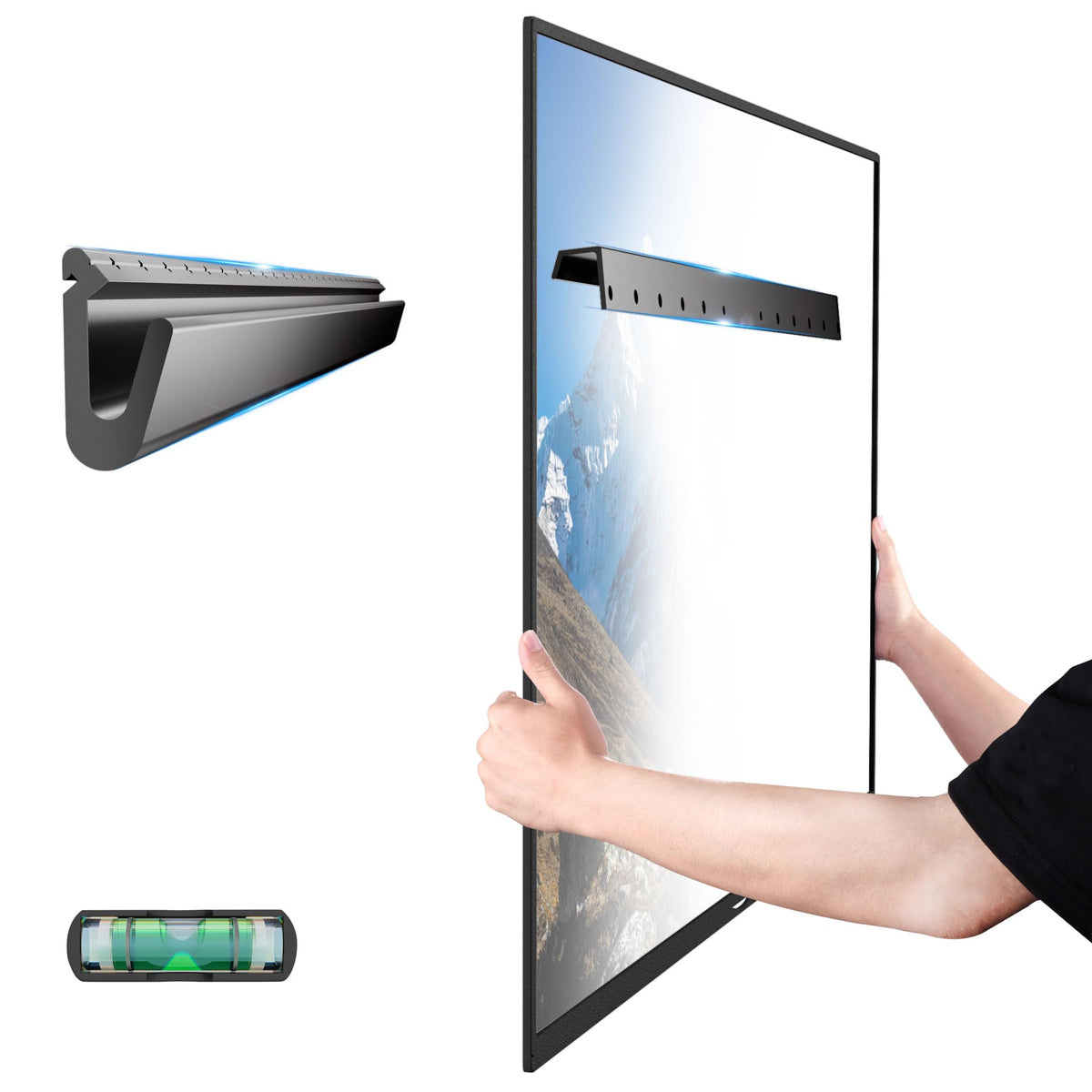 Studless TV Wall Mount for Most 32 75 Inch TVs Holds up to - HYPIGO Official Imagery - 1