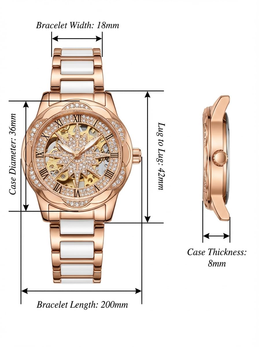 Luxury Women s Watch Stainless Steel Watch with a Ceramic - Chrodeva Official Imagery - 6