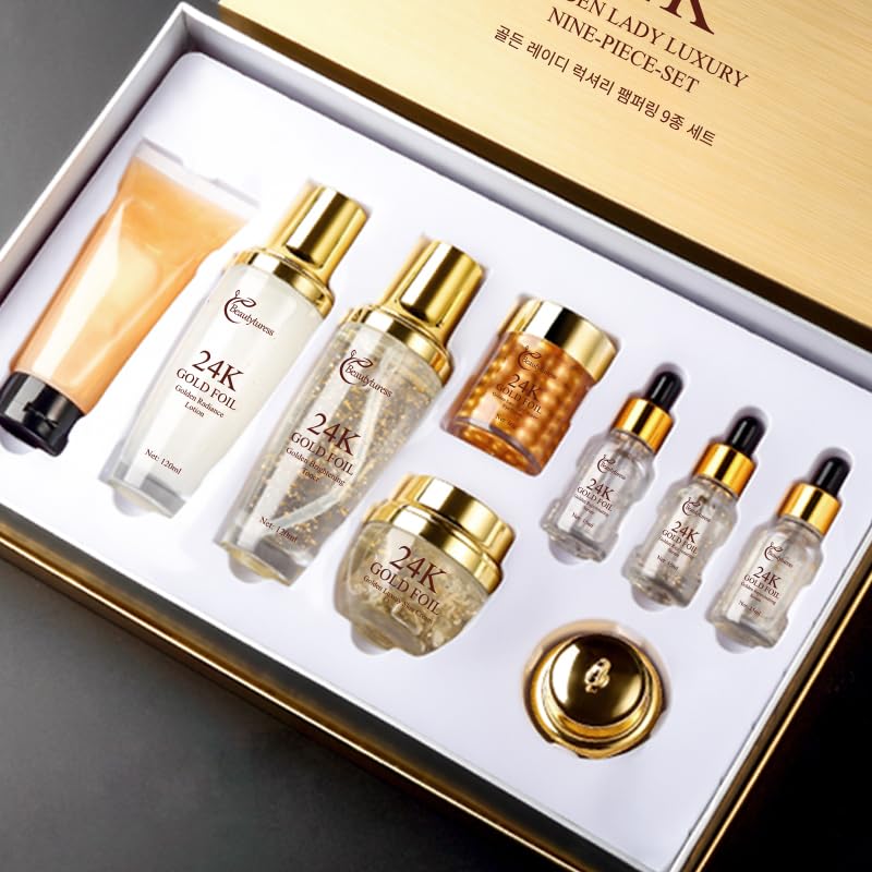 9-Piece Skincare Set for Women - Hypoallergenic, Moisturize the - Product Imagery