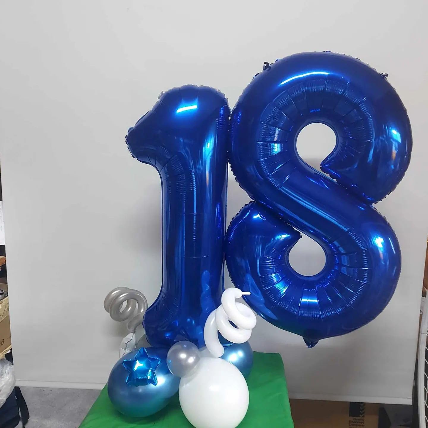 IWERP Navy Blue 100 Balloon - Number Balloon 40 Inch, 100th Birth - IWERP Official Product View 3