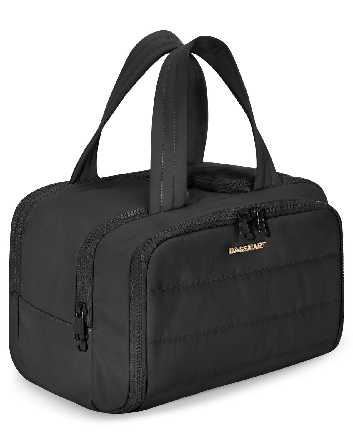 BAGSMART Travel Toiletry Bag Lightweight Large Wide open - BAGSMART Official Imagery - 1
