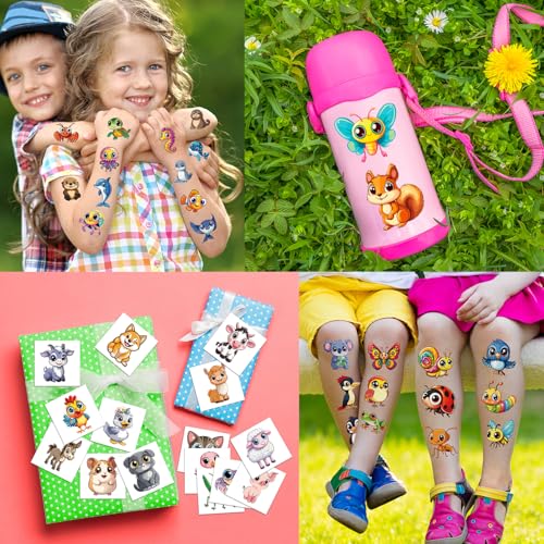 JCFIRE Larger Temporary Tattoos For Kids Stocking Stuffers, 102 - Product Imagery