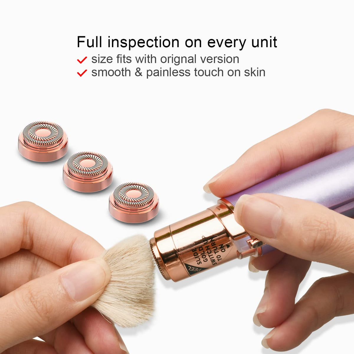 Replacement Heads for Flawless Gen 2 Double Ring 6 Pack - tuokiy Official Imagery - 5