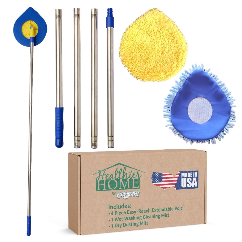 CHOMP Long Handle Wall Cleaner 5 Minute CleanWalls - CHOMP! Official Imagery - 2