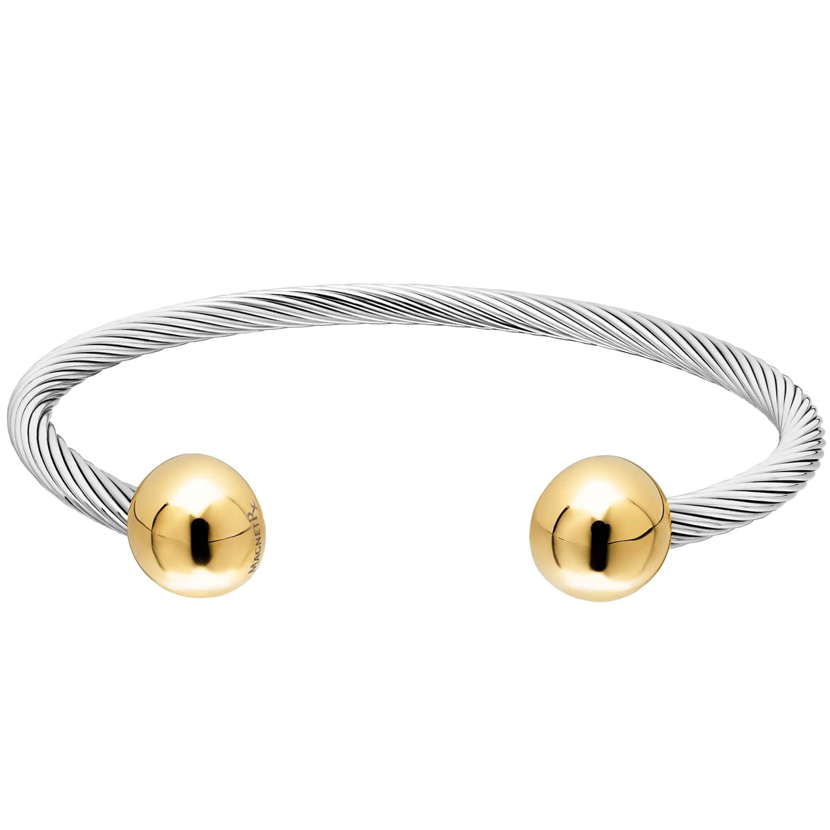 MagnetRX Twisted Cable Magnetic Bracelet Cuff - MagnetRX Official Imagery - 8
