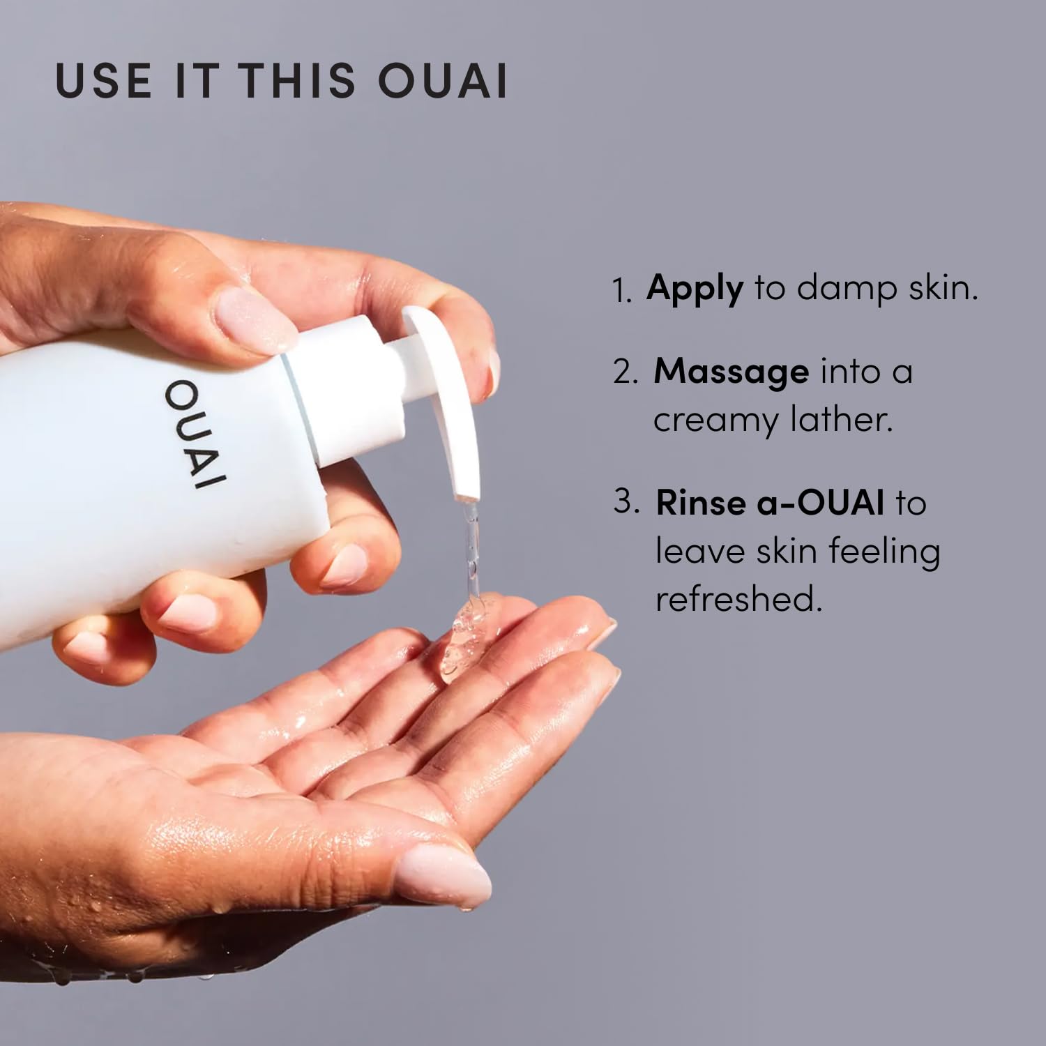 OUAI Detox Facial Cleanser - OUAI Official Imagery - 8