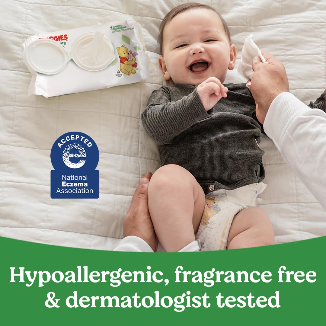 Huggies Natural Care Sensitive Baby Wipes, Unscented, Hypoalle... - Elefair Tech Official Product View 6
