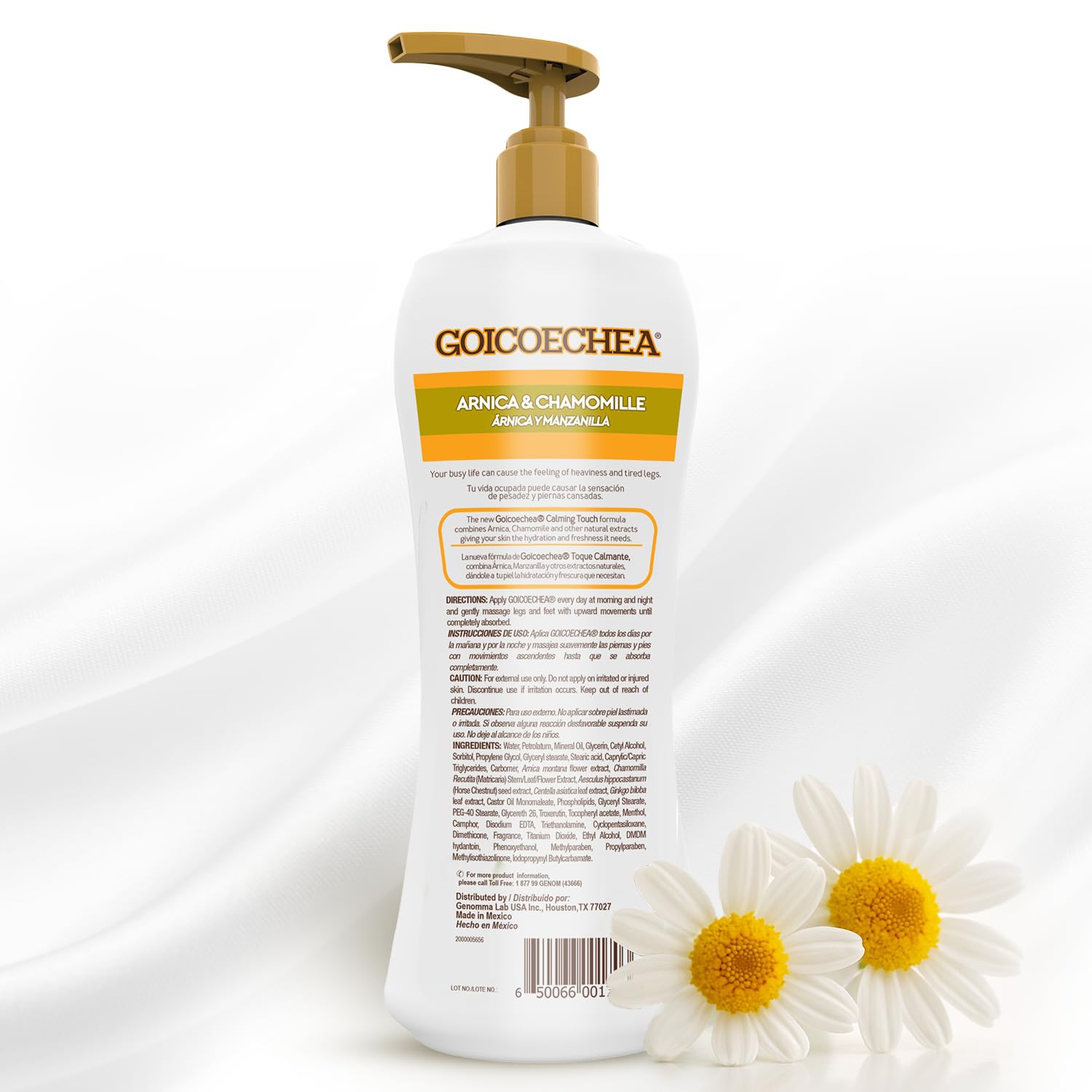 Goicoechea Arnica & Chamomile, Varicose Veins Cream, 13.5 Oz, 1-Pack