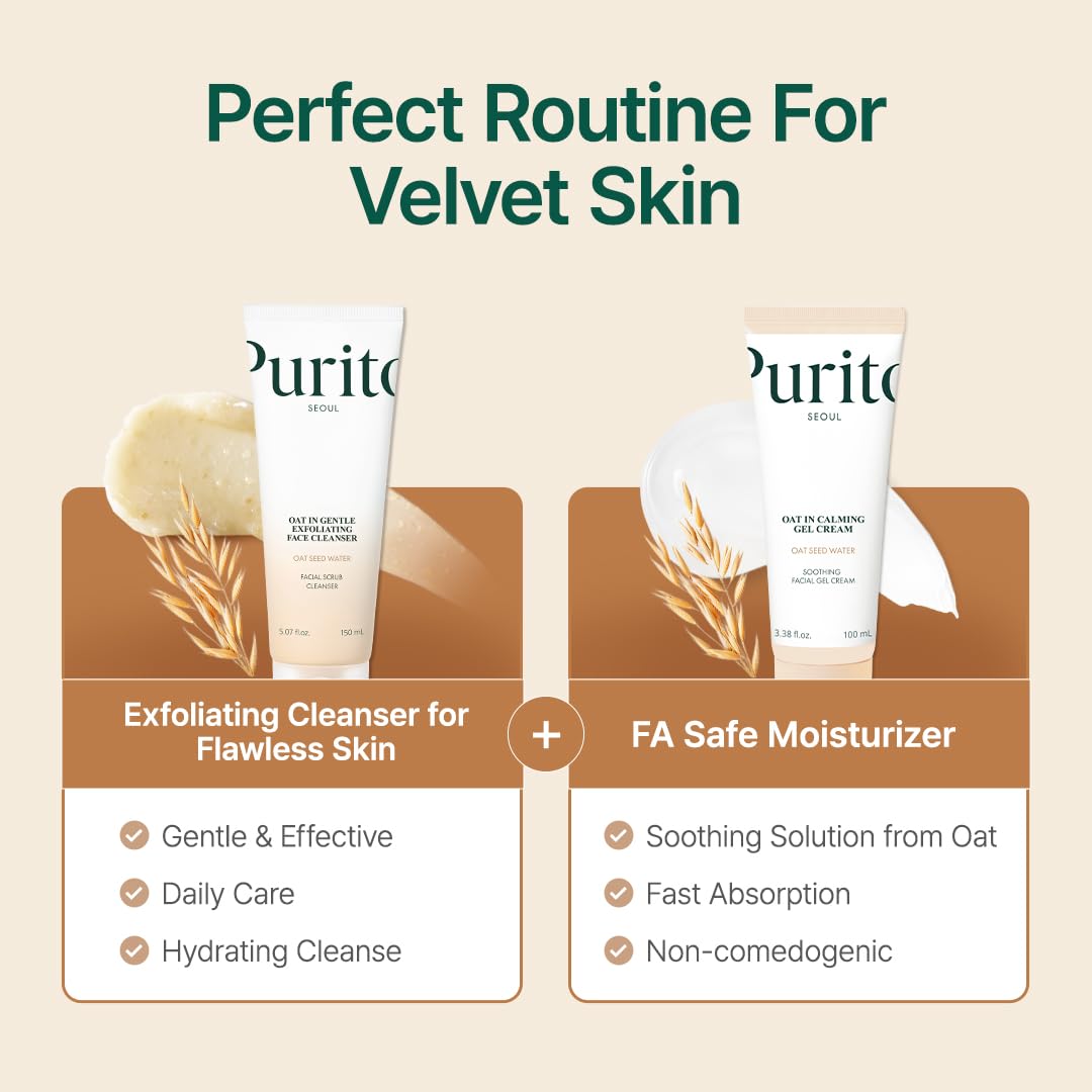 PURITO Oat Velvet Duo Set for Sensitive Skin 8 45 fl oz - PURITO Official Imagery - 3
