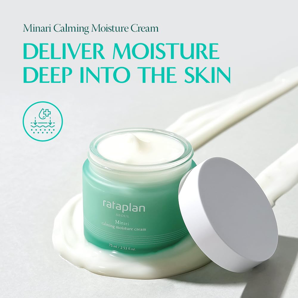 RATAPLAN Minari Calming Moisture Cream with Hyaluronic Acid, - RATAPLAN