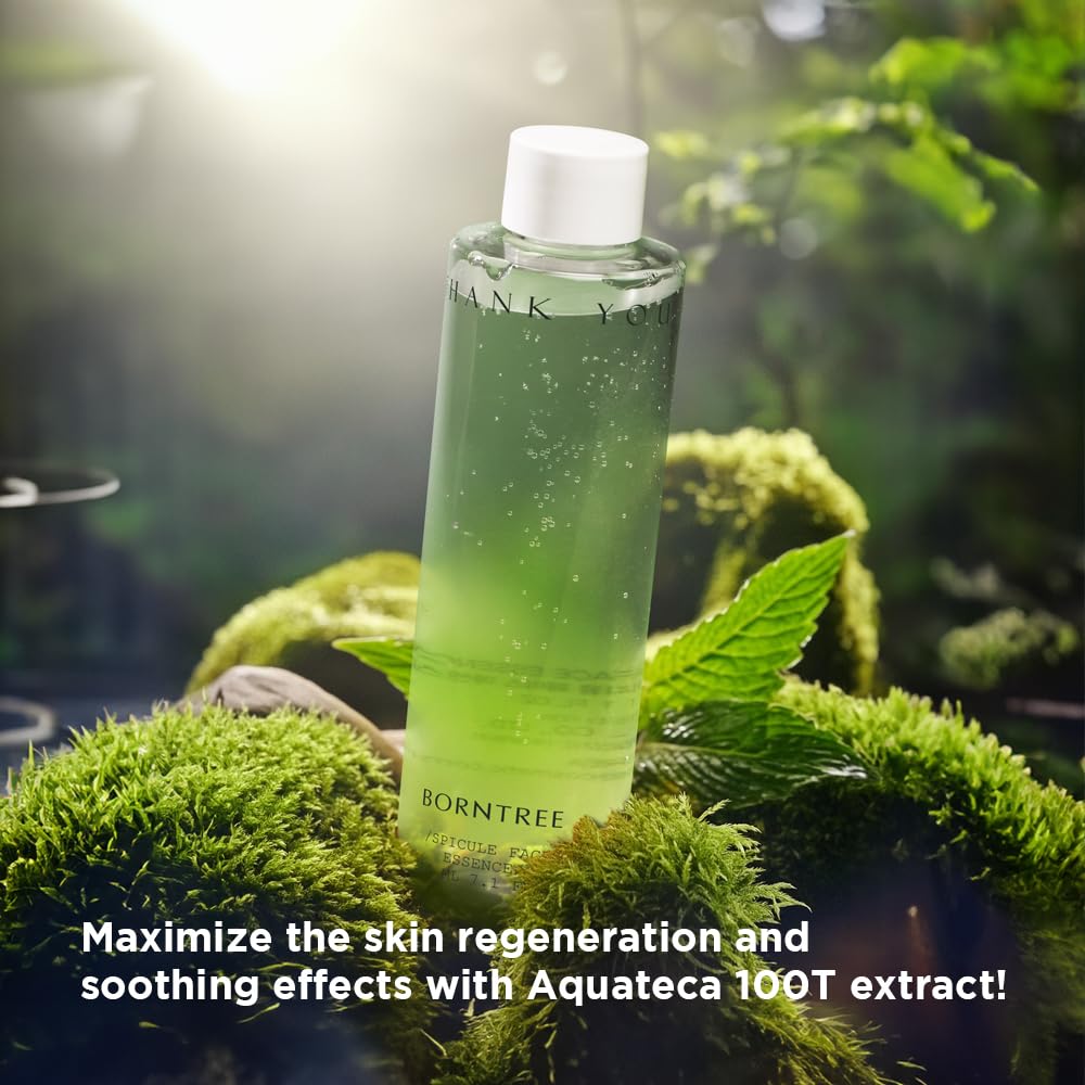 Spicule Face Essence 7 1 fl oz with Panthenol and Jeju - BORNTREE Official Imagery - 8