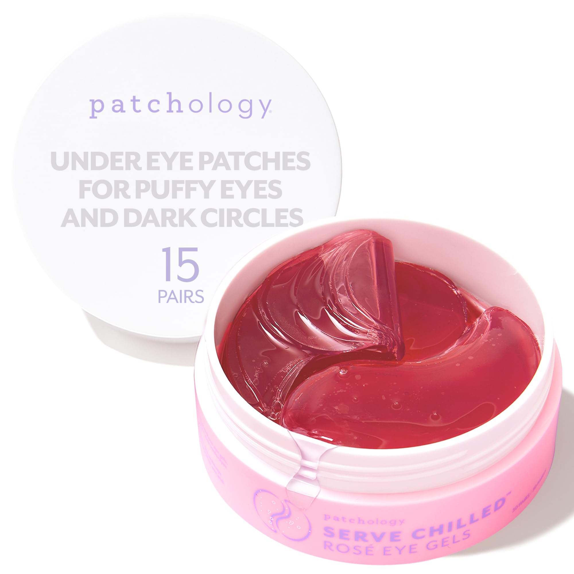 Patchology Ros Hydrogel Eye Patches for Puffy Eyes Dark - Patchology Official Imagery - 1