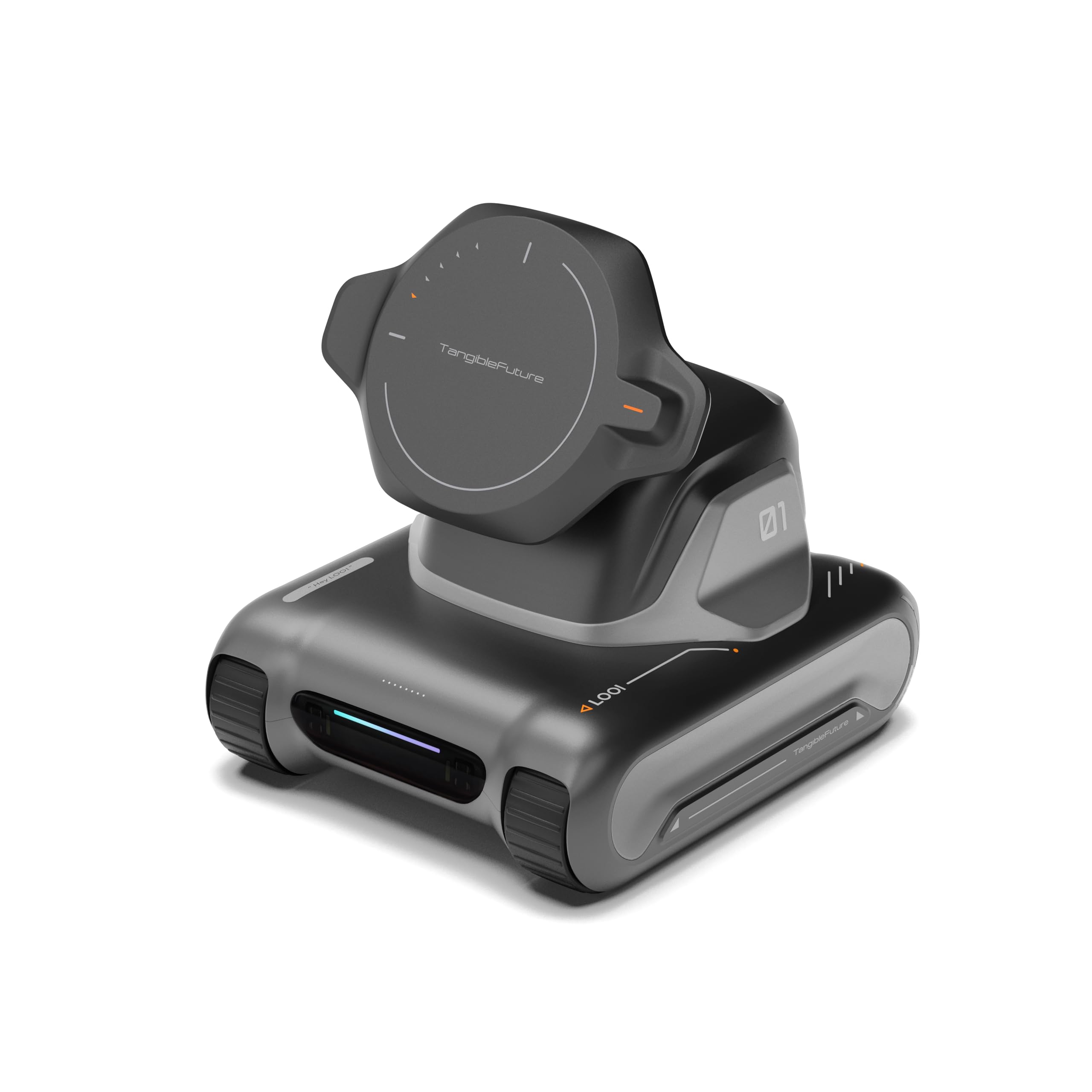 TangibleFuture LOOI Robot-Space Black-AI Desktop Companion,ChatGP by TangibleFuture - Angle View 6