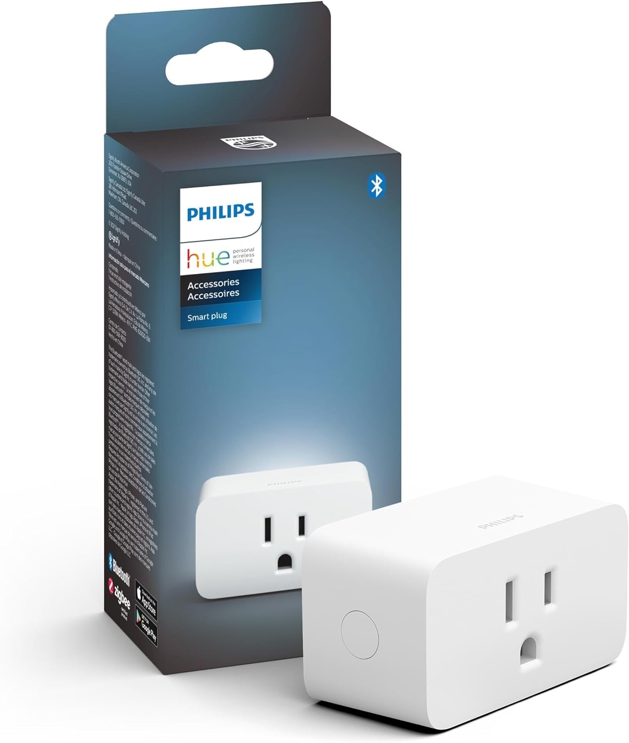 Philips Hue Smart Plug, White - 1 Pack - Turns Any Light Into a S - Philips Hue Official Product View 1
