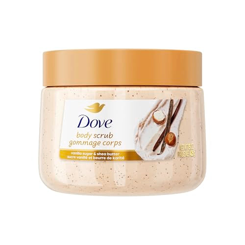 Elefair Tech Dove Vanilla Sugar & Shea Butter Body Scrub Exfoliates and Deeply - Elefair Tech Official Product View 1