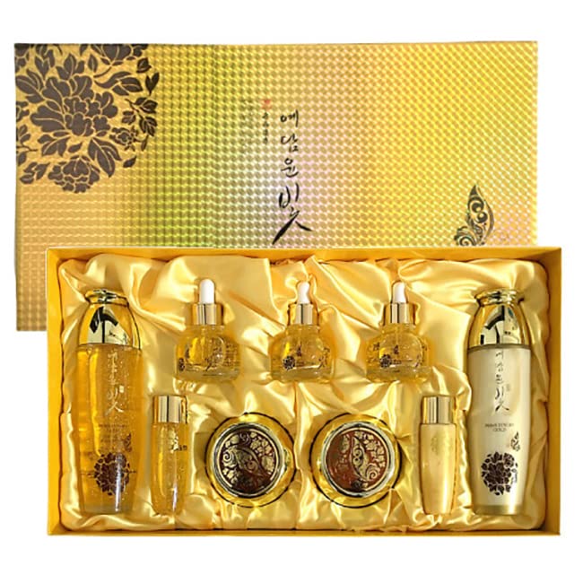 Premium Luxury Gold Women Facial Skin Care Set Beauty - BabyFaceDiary Official Imagery - 1