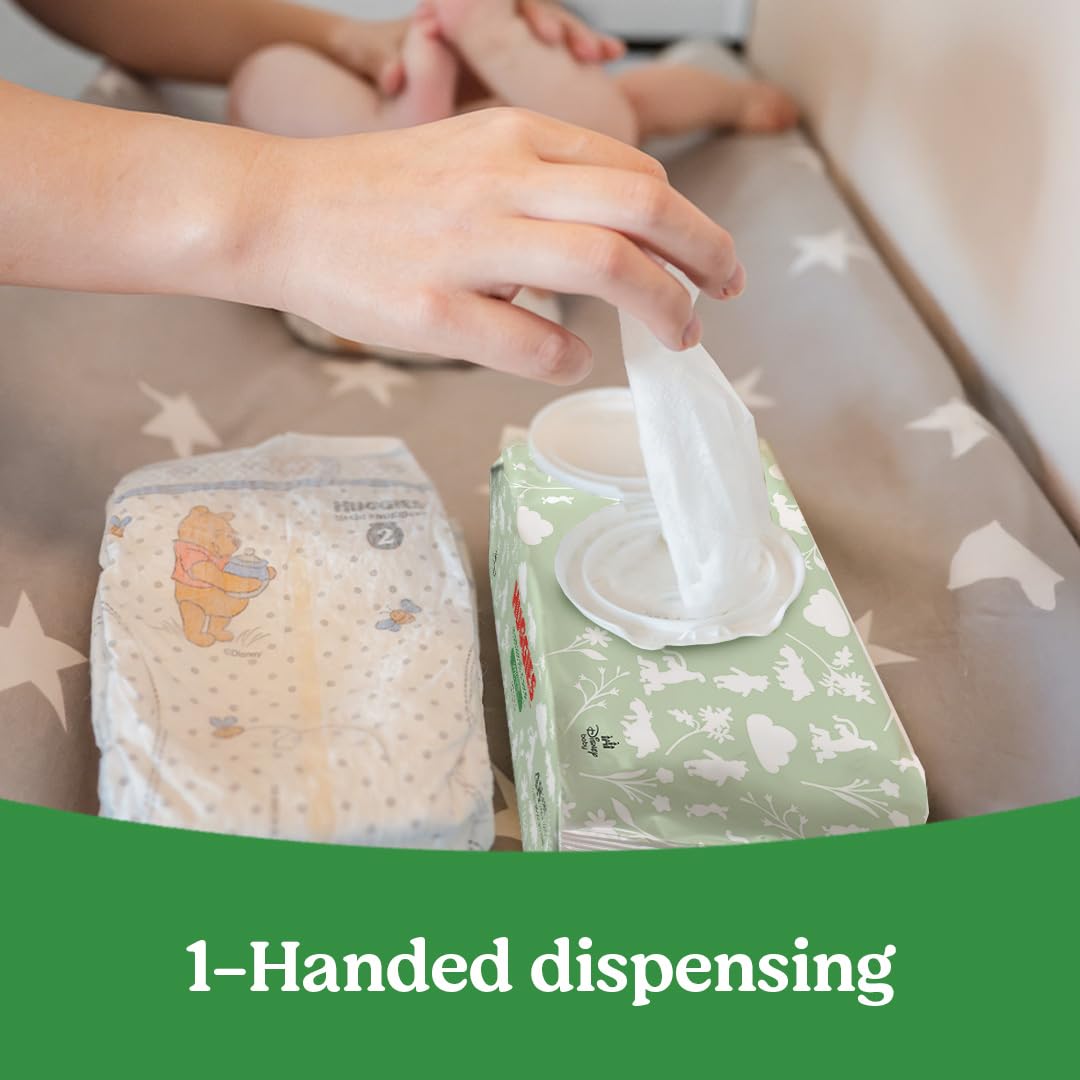 Huggies Natural Care Sensitive Baby Wipes, Unscented, Hypoalle... - Elefair Tech Official Product View 8