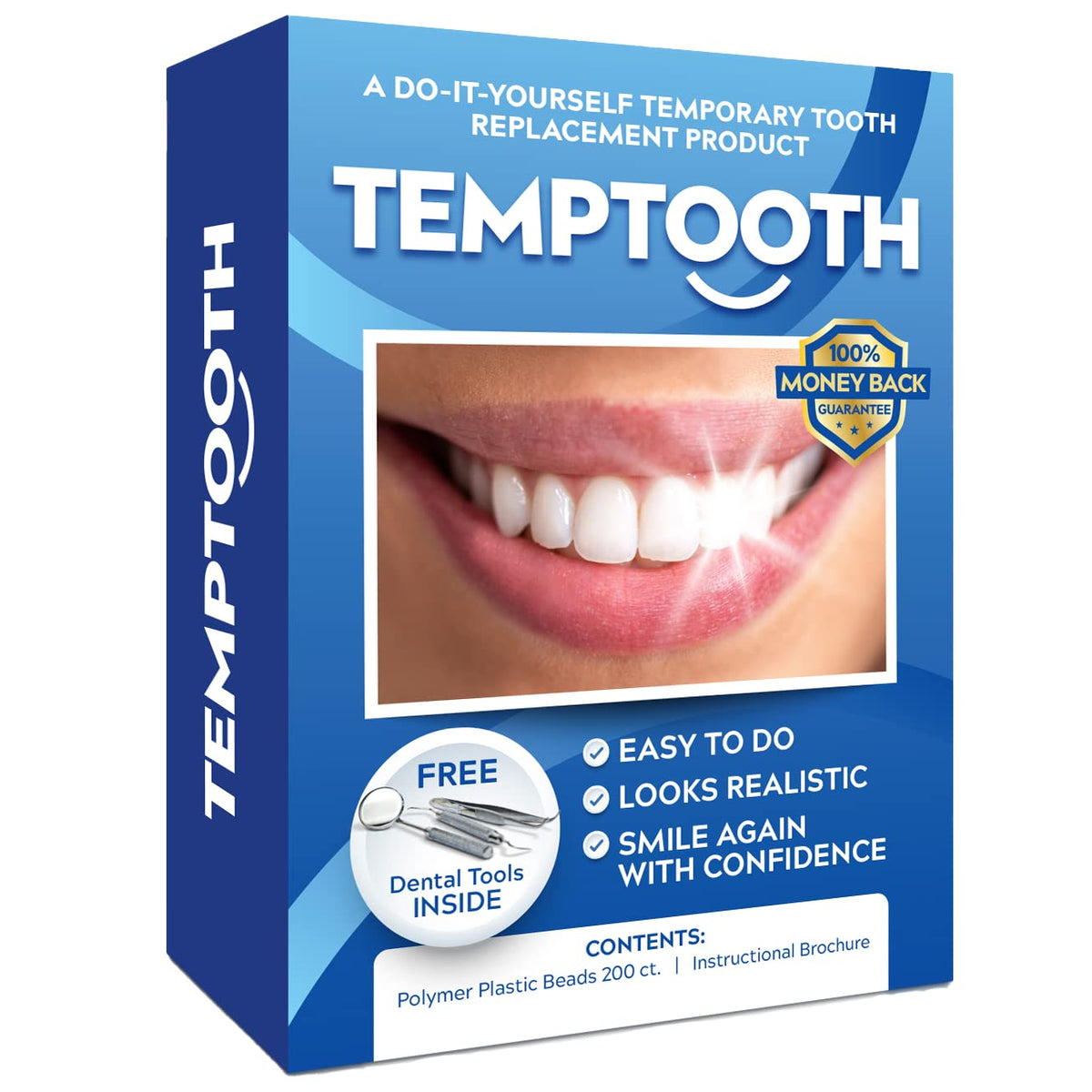 1 Seller Trusted Patented Temporary Tooth Replacement - Temptooth Official Imagery - 1