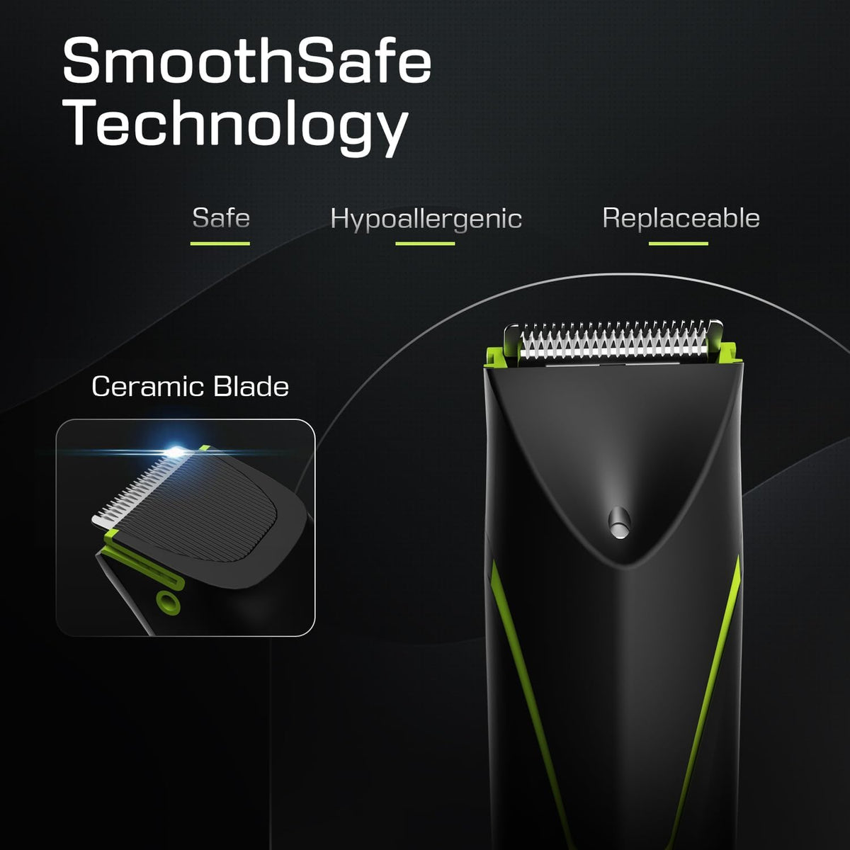 Electric Body Hair Trimmer for Men Manscape Cordless Ball - Brightman Official Imagery - 3