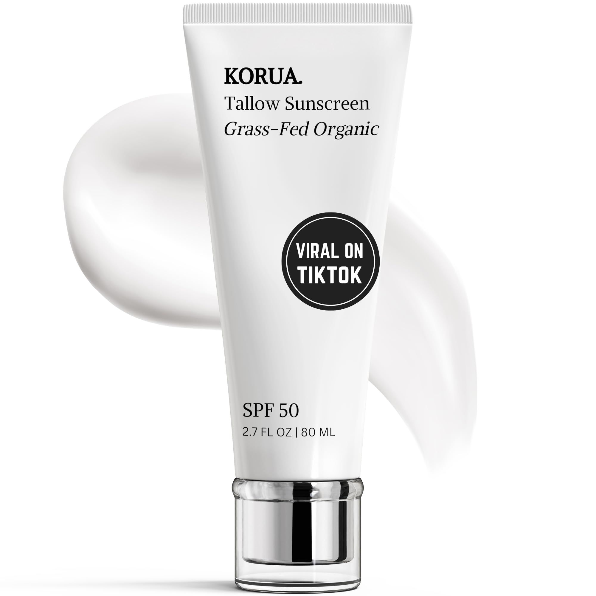 Korua Grass Fed Tallow Sunscreen 80ML with Non Nano Zinc Oxide 25% - View 2