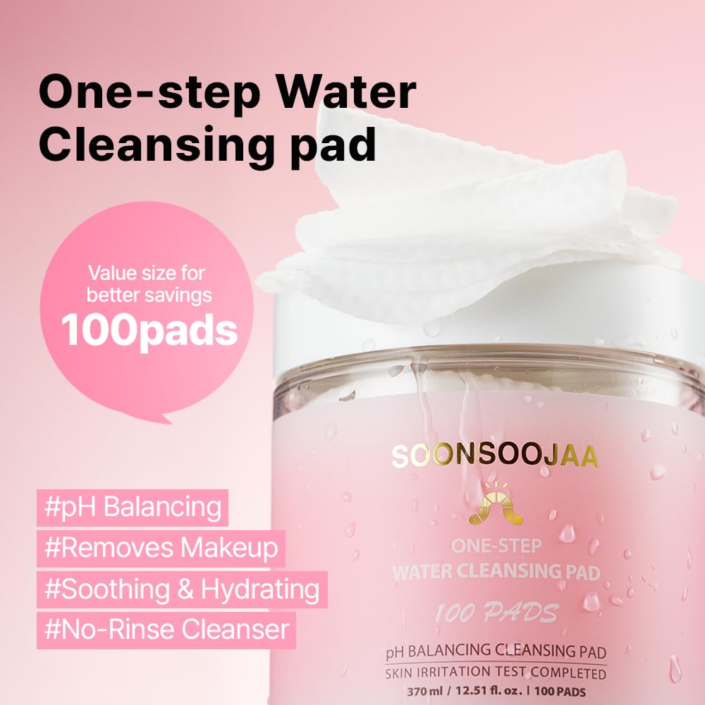 One Step Water Cleansing Pad pH Balancing Hypoallergenic No - Soonsoojaa Official Imagery - 3