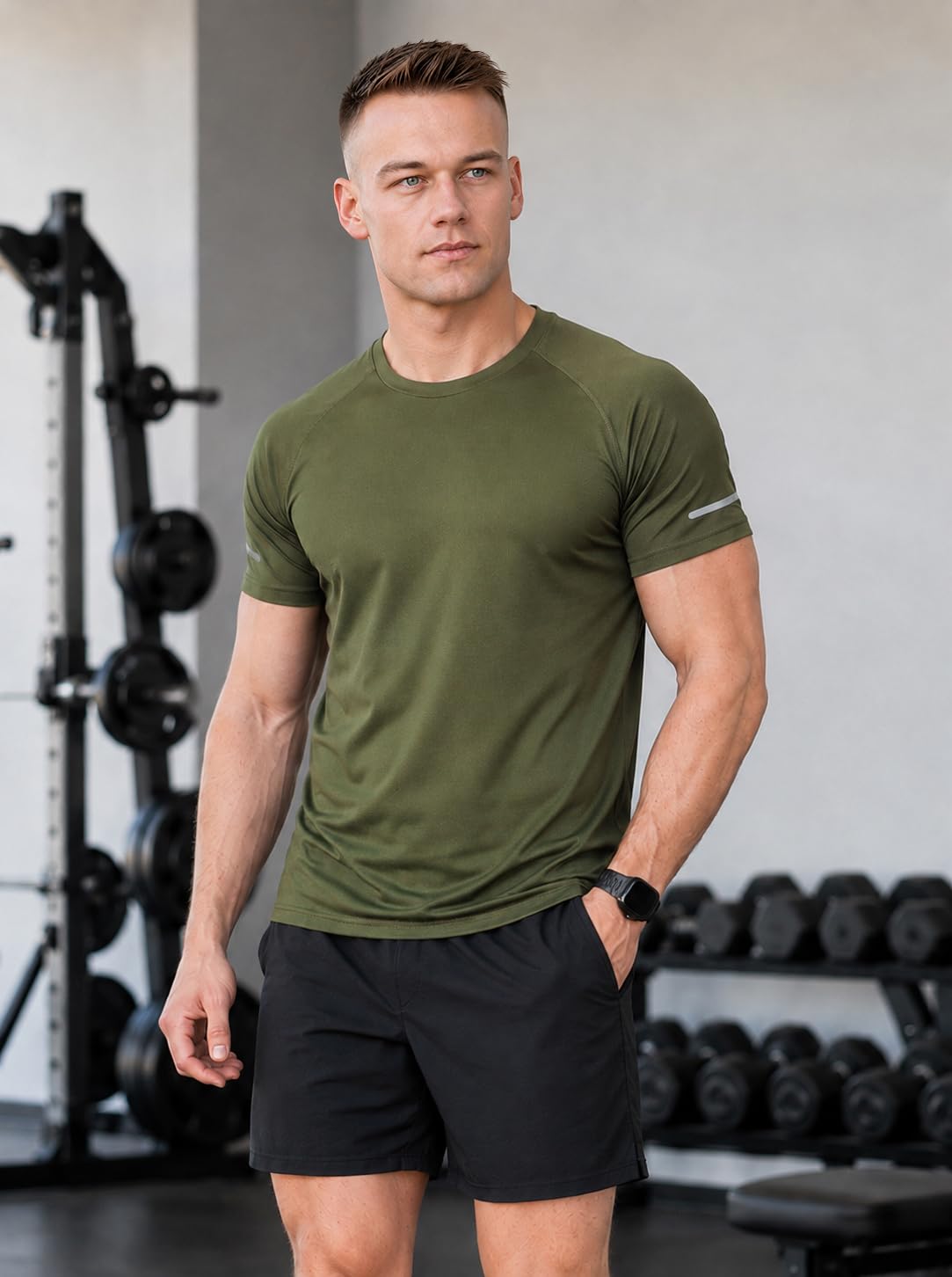 frueo Men s 1 3 Pack Workout Shirts Quick Dry Mesh Athletic - frueo Official Imagery - 3