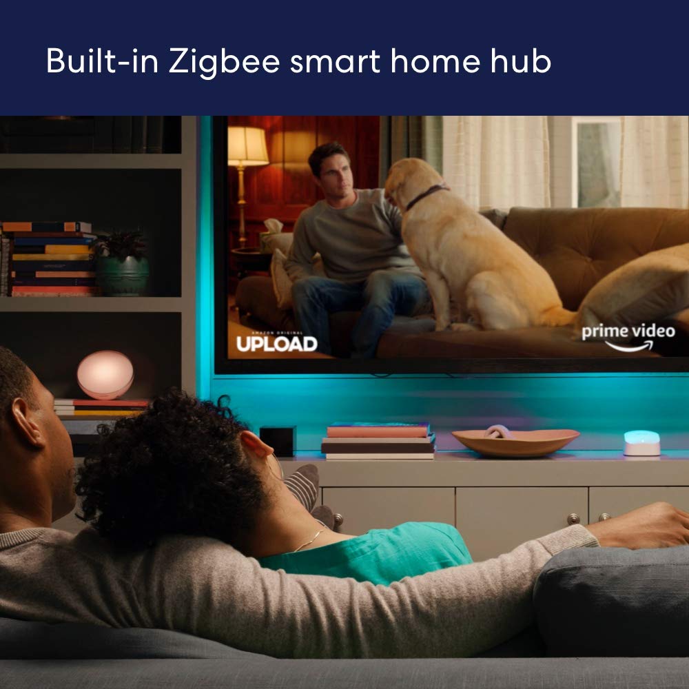 eero 6 mesh WiFi router from Amazon, supports internet up to 900 Mbps, covers 1,500 sq ft, connects 75+ devices, 1-pack