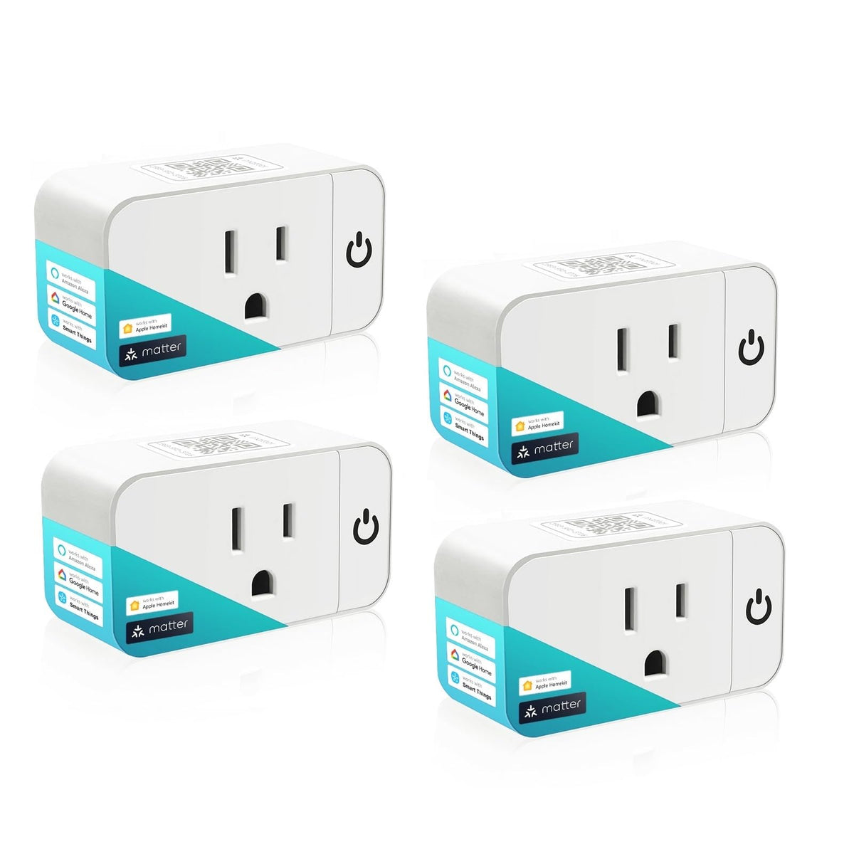 Matter Smart Plug 15A HomeKit Siri Alexa Google 2 4G ETL FCC - junlit Official Imagery - 2