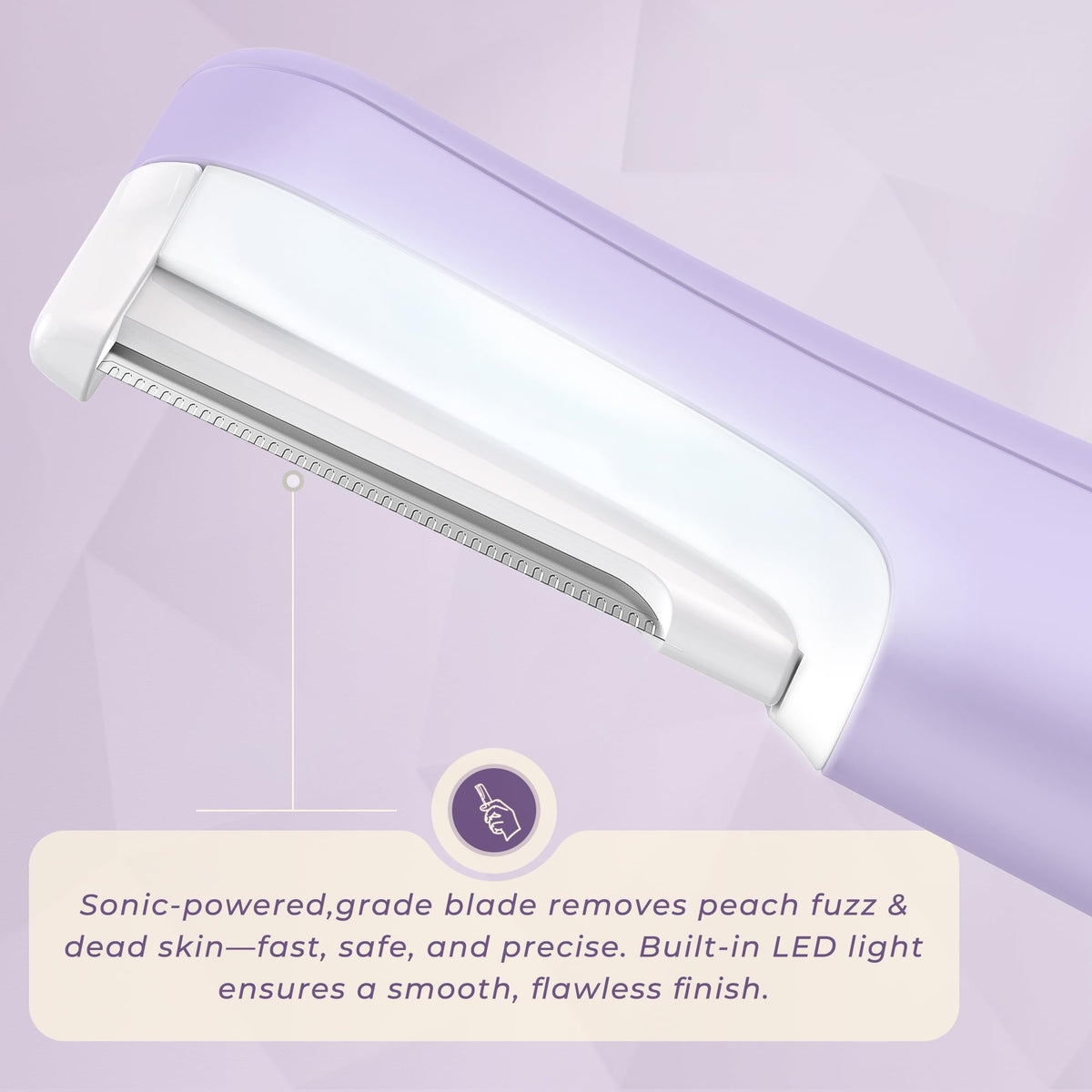WLU Dermaplane Razor for Women Face Peach Fuzz Removal - WLU Official Imagery - 8