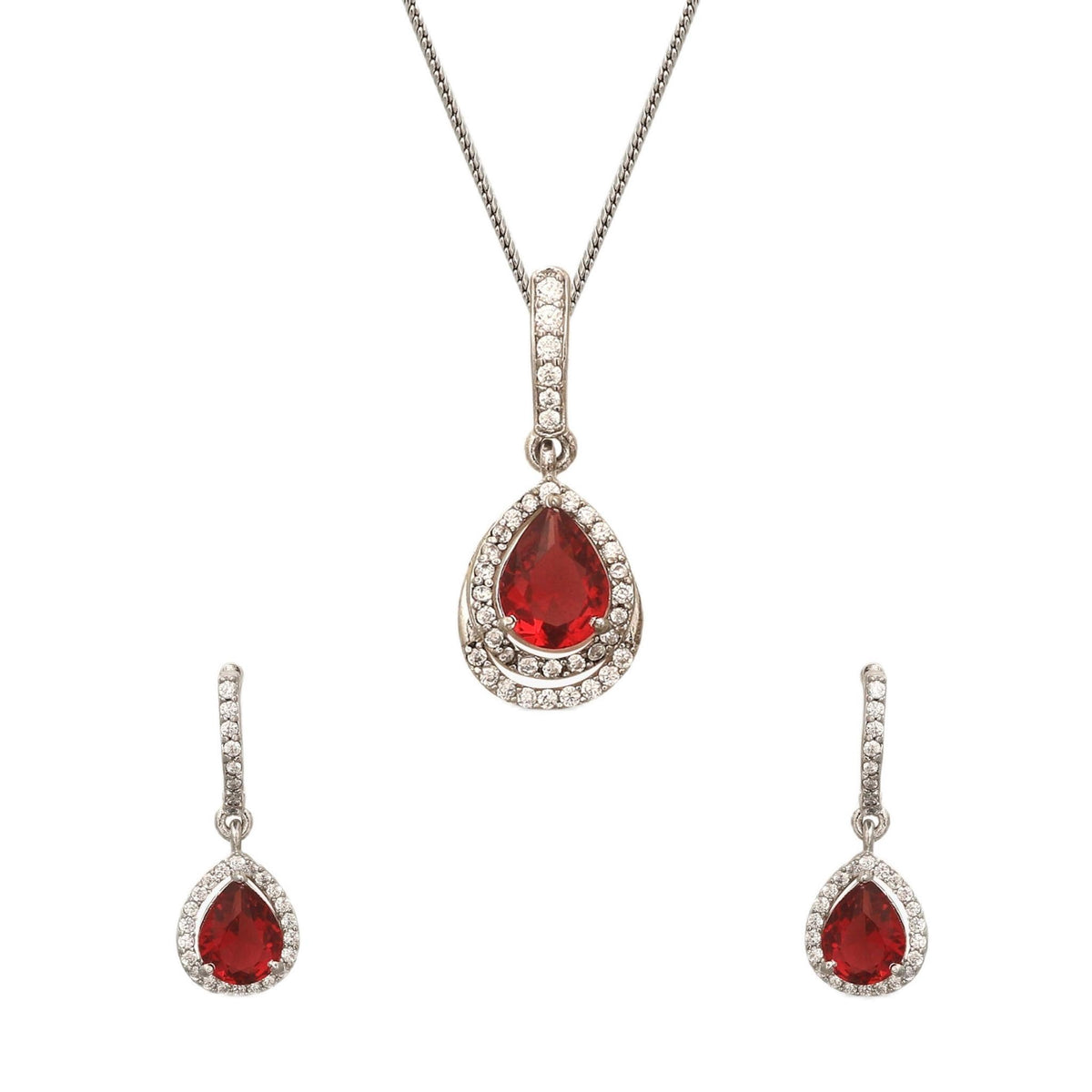 TARINIKA Ashley Indian Pendant Necklace Set - TARINIKA Official Imagery - 5