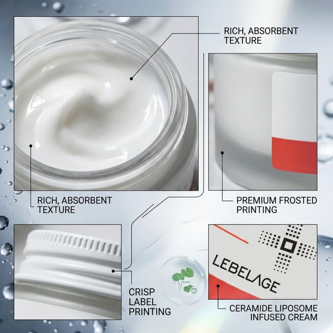 LEBELAGE Dr. Ceramide Cream, Rich Face and Body Moisturizer, - LEBELAGE
