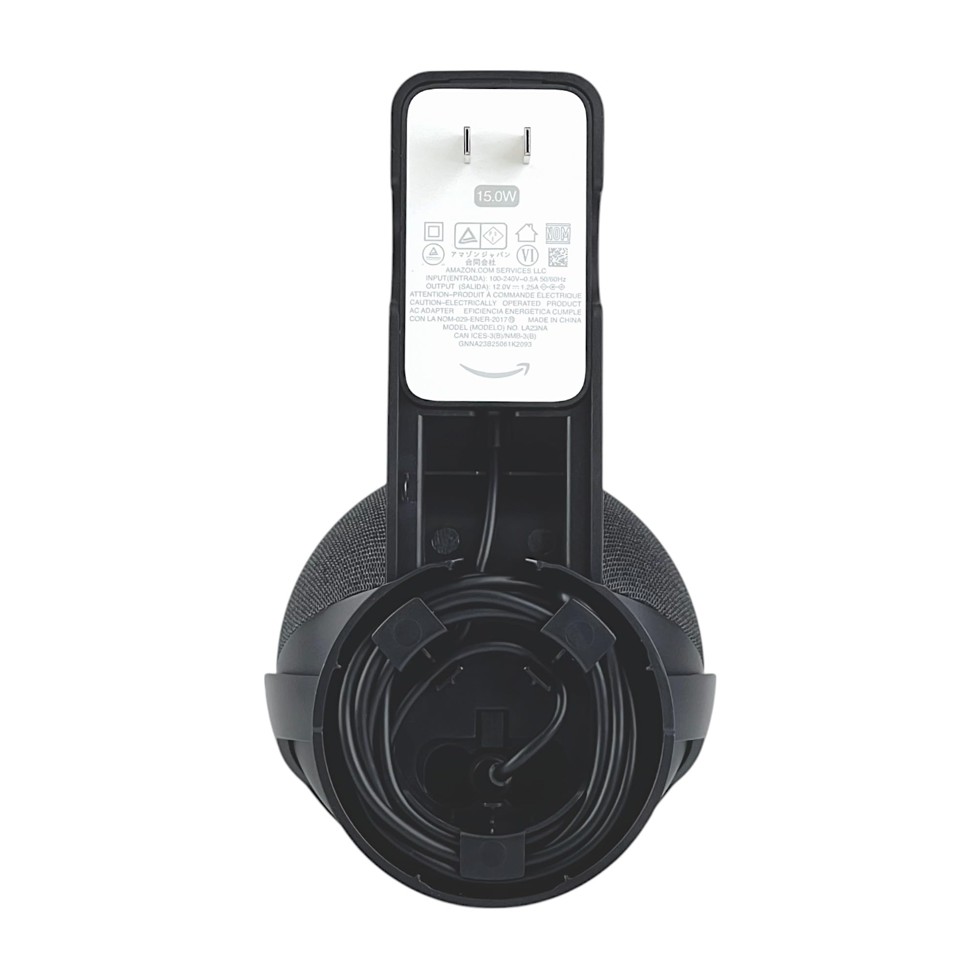 NoveraPrime ] Wall Mount Holder for Dot 4th & 5th Gen & Hopestar by NoveraPrime - Angle View 2