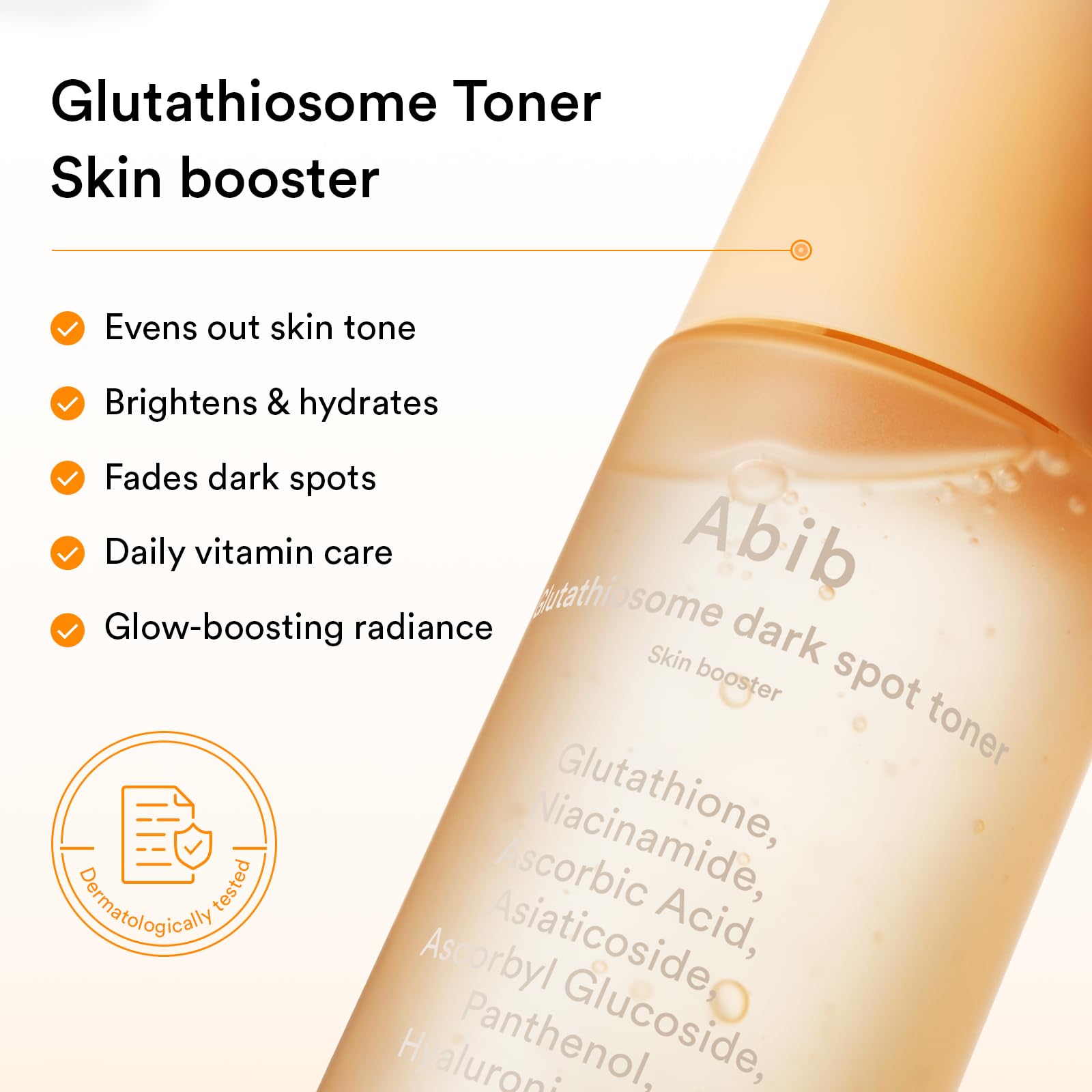 Abib Glutathiosome Dark Spot Toner Skin Booster, Brightening Korean Toner with - Abib Official Product View 2