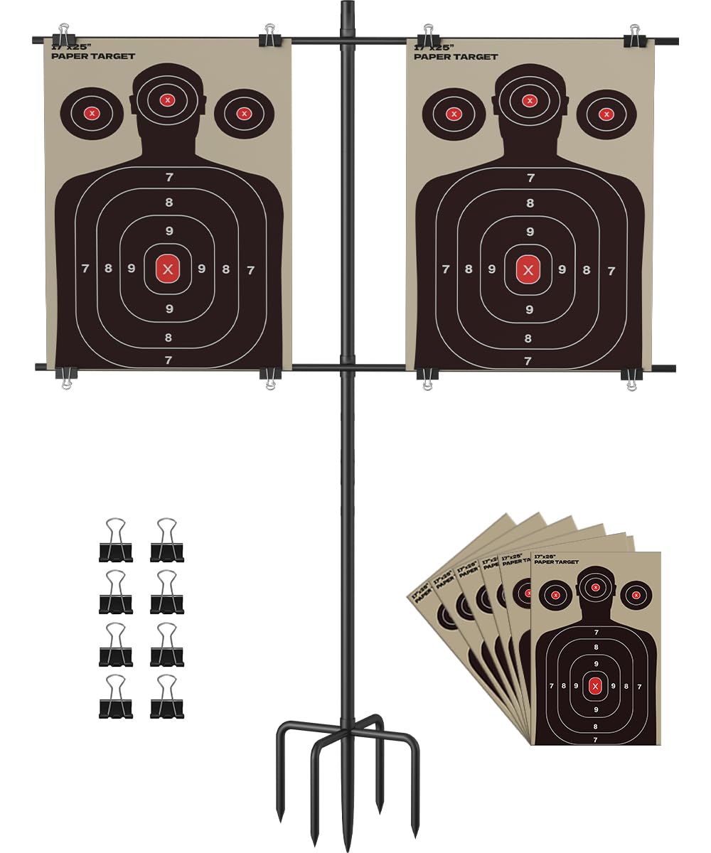 Adjustable Shooting Target Stand with 5 Prong Base Portable - Ardier Official Imagery - 2