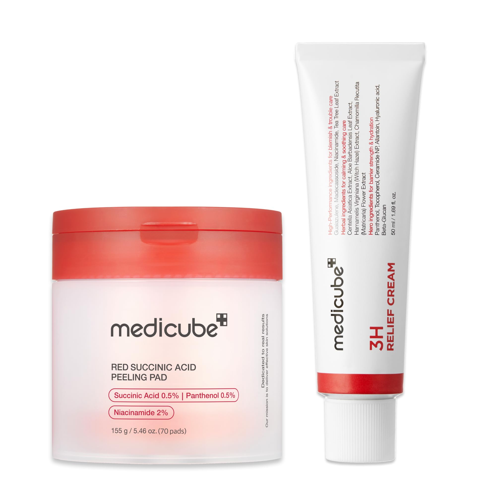 medicube Clarifying Pad & Soothing Cream Duo - medicube Official Product View 2