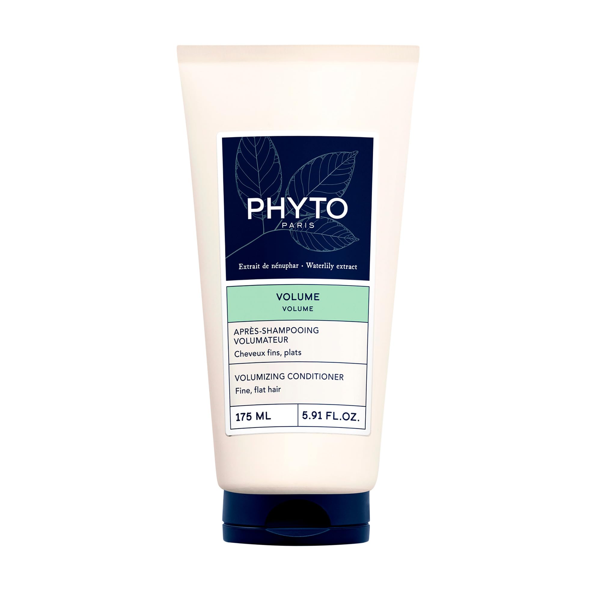 PHYTO Volume Volumizing Conditioner for Fine & Thin Hair | Silicone-Free, Vegan | Adds Body Without Weighing Down | Made in France | 5.91 fl oz