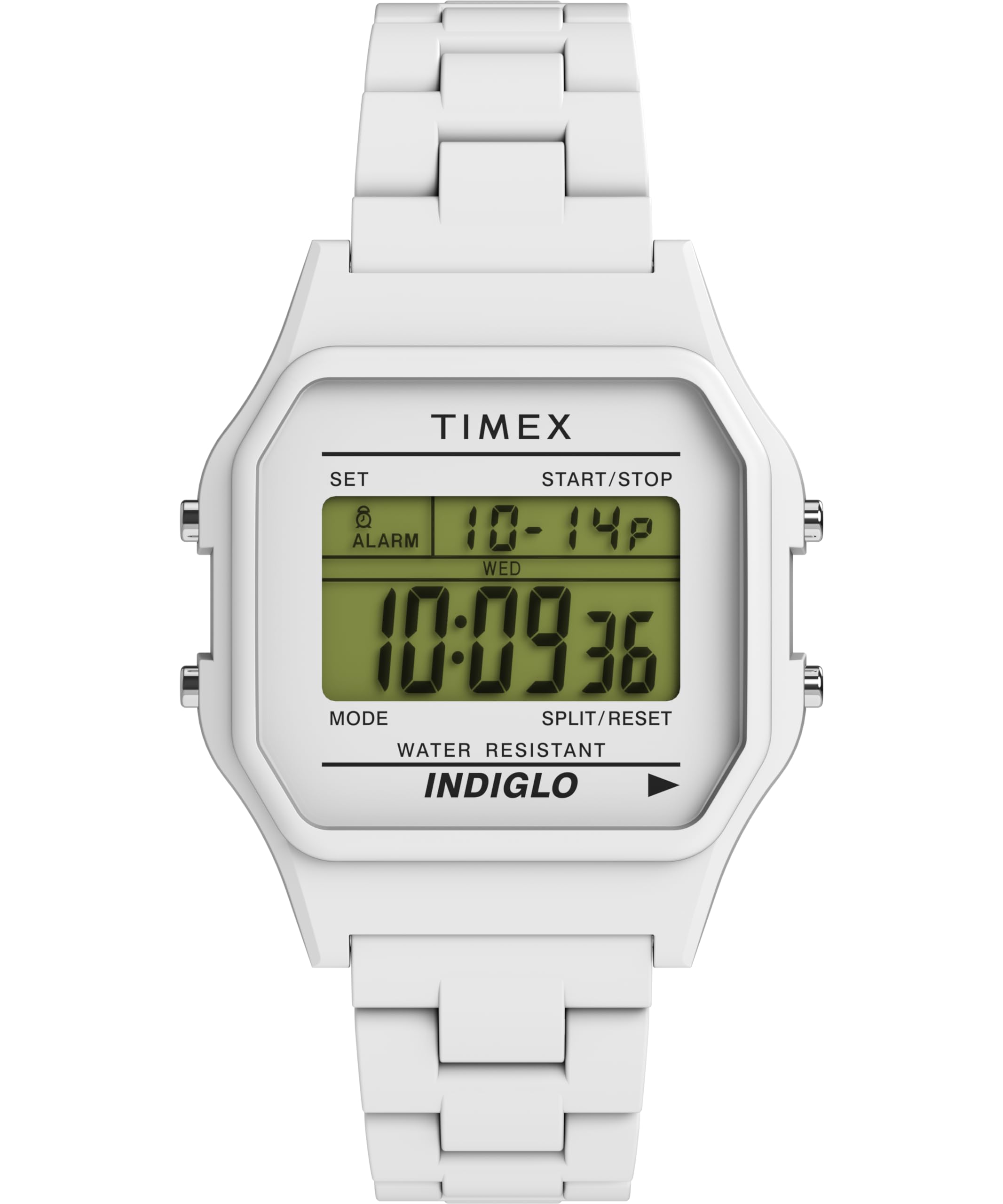 Timex T80 34mm Watch with Stainless Steel Bracelet - Product Imagery