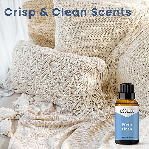 Fresh Linen Fragrance Oil - ESSLUX Aromatherapy Essential Clean - Product Imagery