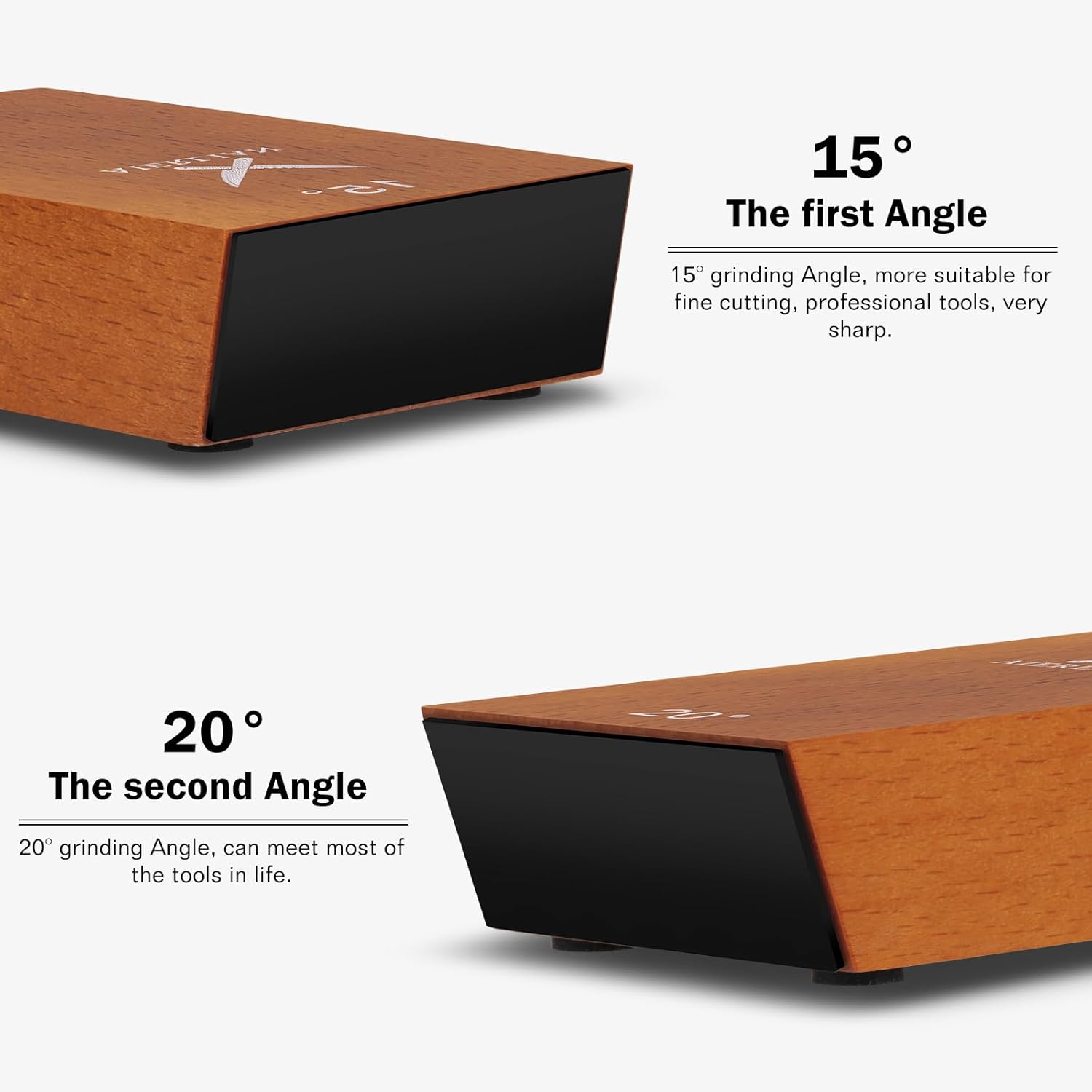 AIERLIAN rolling knife sharpener kit with diamond abrasive surfaces for easy and efficient kitchen knife sharpening.