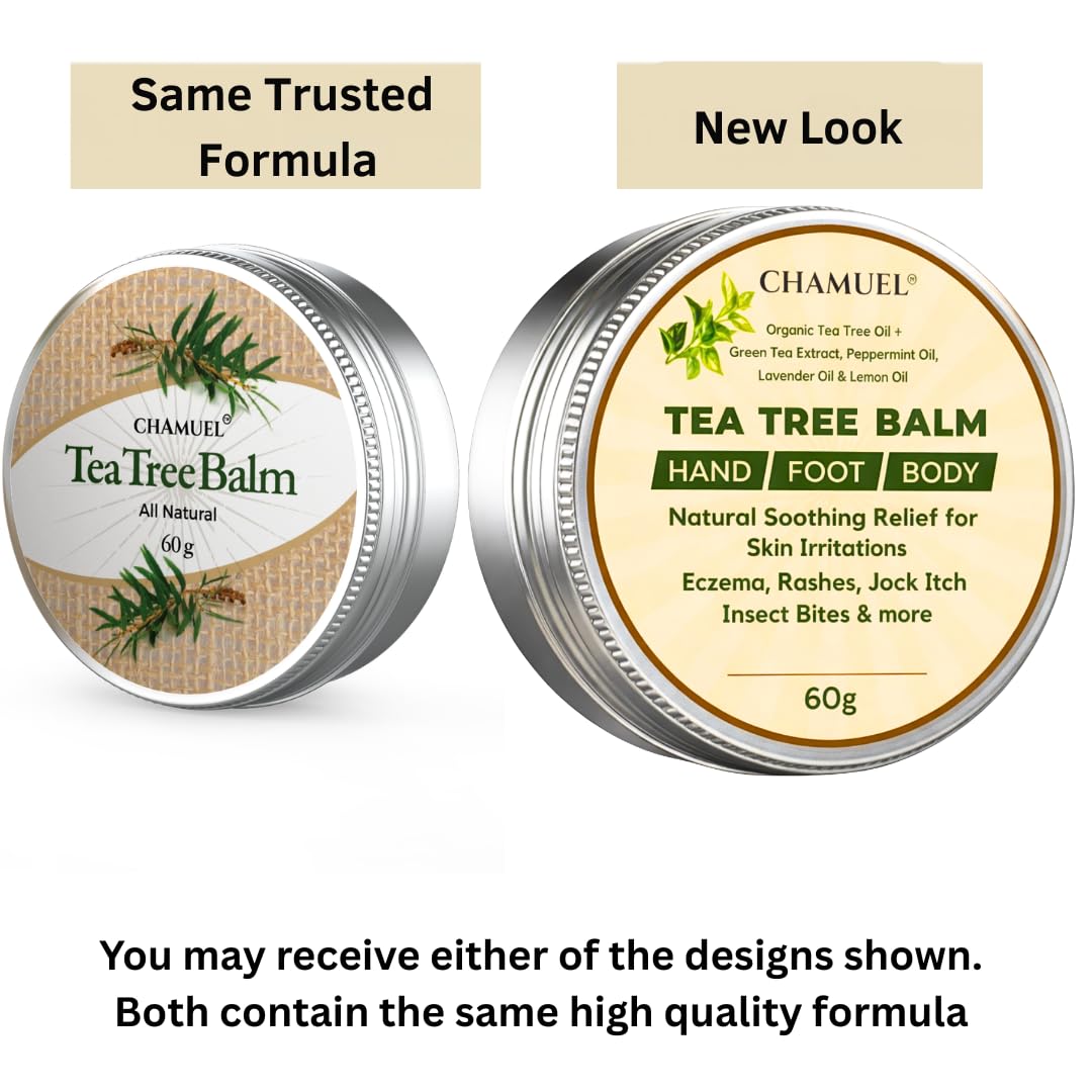 Chamuel Tea Tree Oil Balm – Itchy Skin Relief