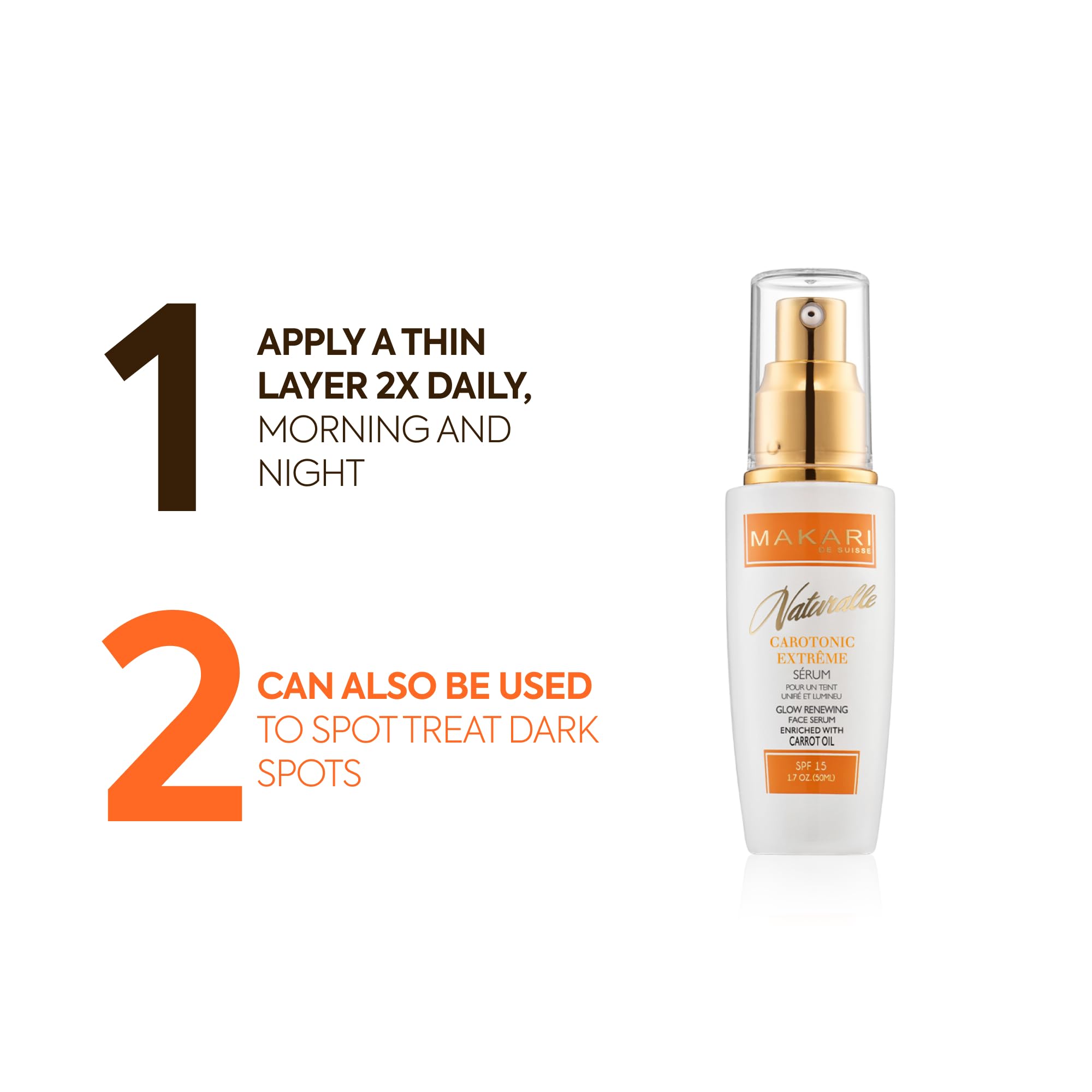 Makari Naturalle Carotonic Extreme Brightening Serum SPF15 2 - MAKARI Official Imagery - 7