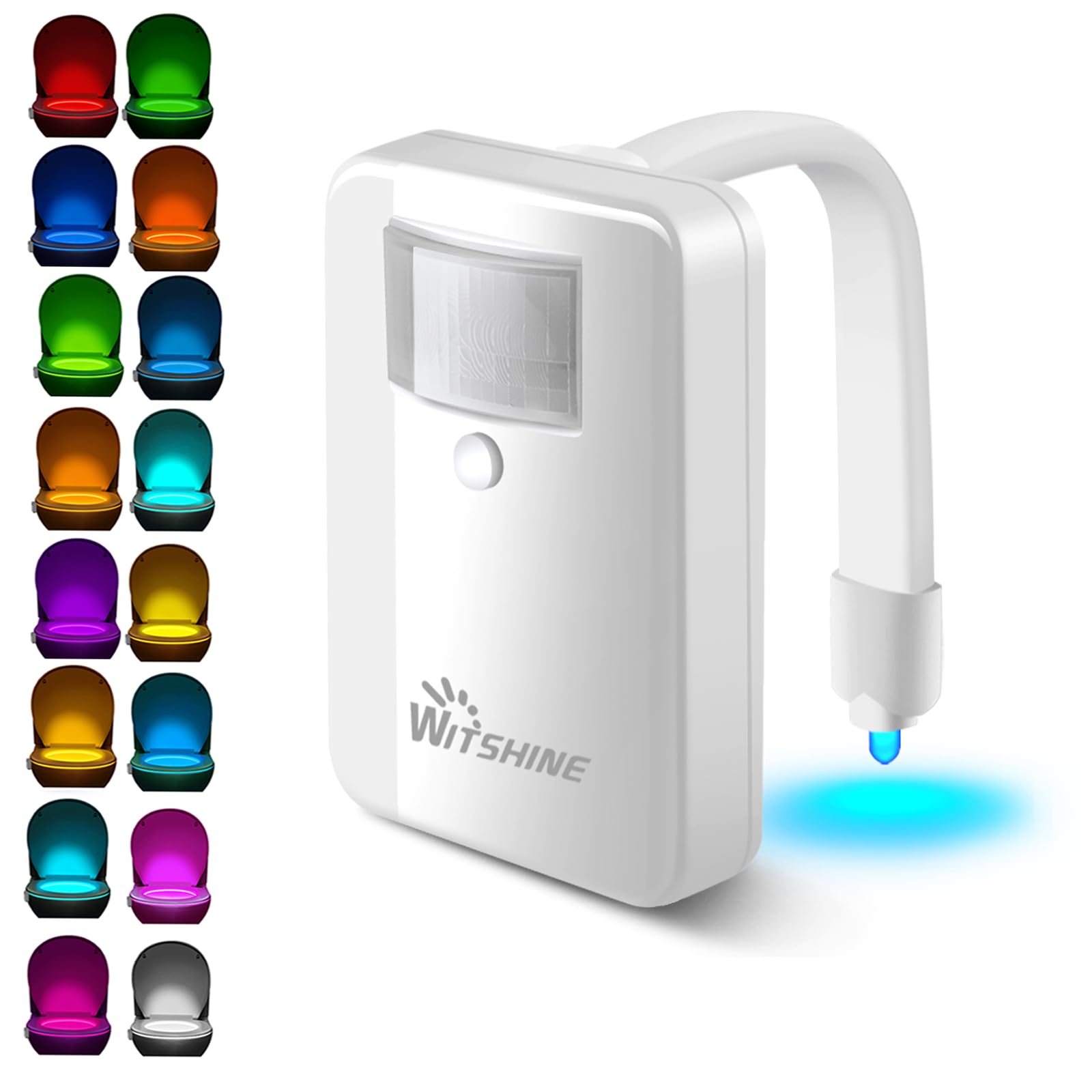 Toilet Light Motion Activated, White Elephant Stuff for Bathroom - Product Imagery