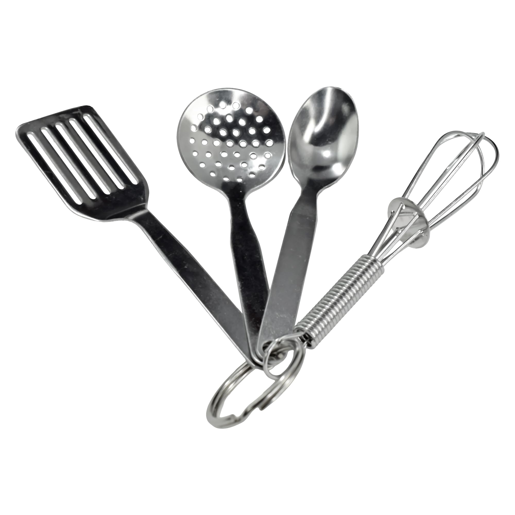 R&M International Mini 3.5" Kitchen Tool Set with Keychain, Includes W - View 1