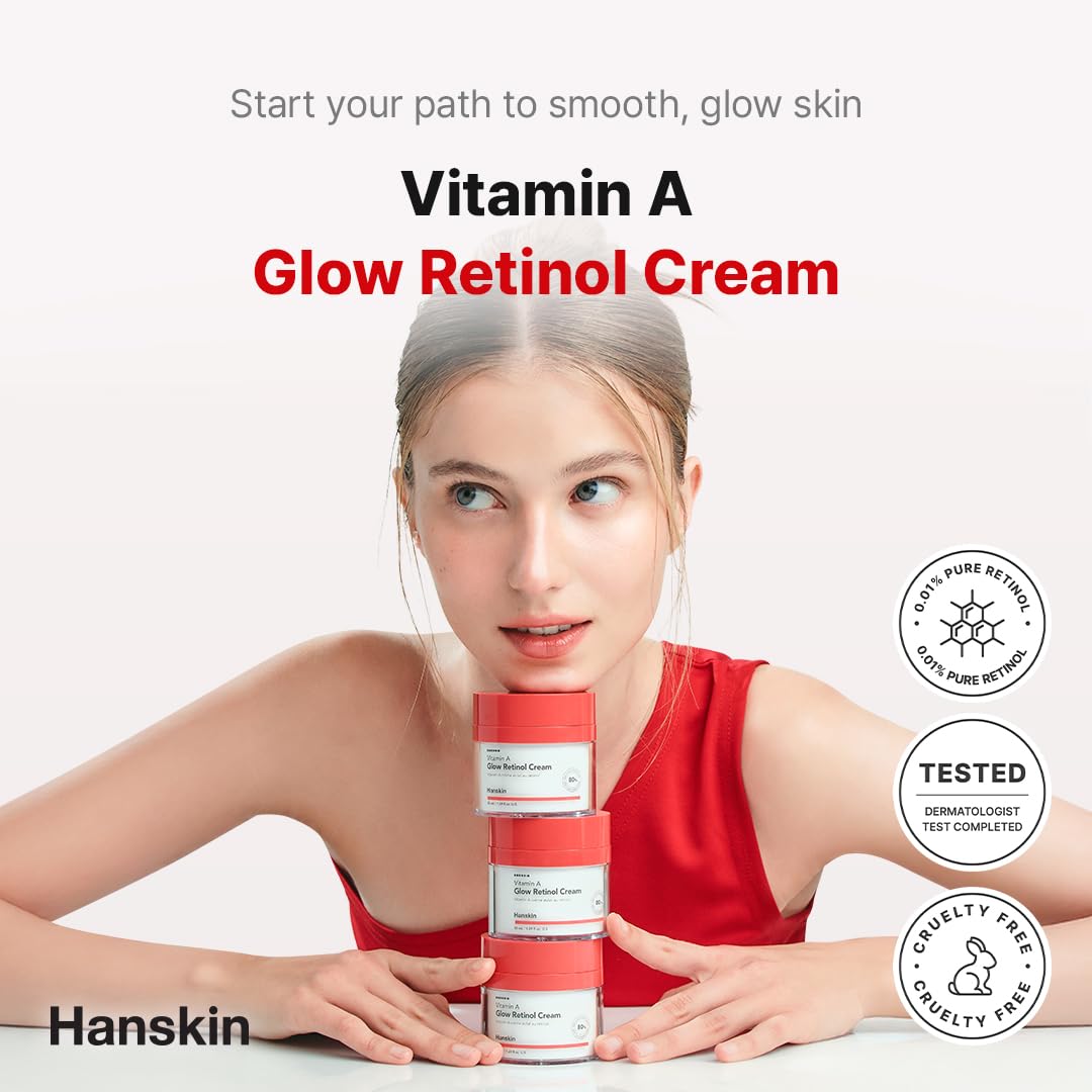 Hanskin Retinol Power Duo – Vitamin A Glow Serum &amp; Cream - Hanskin