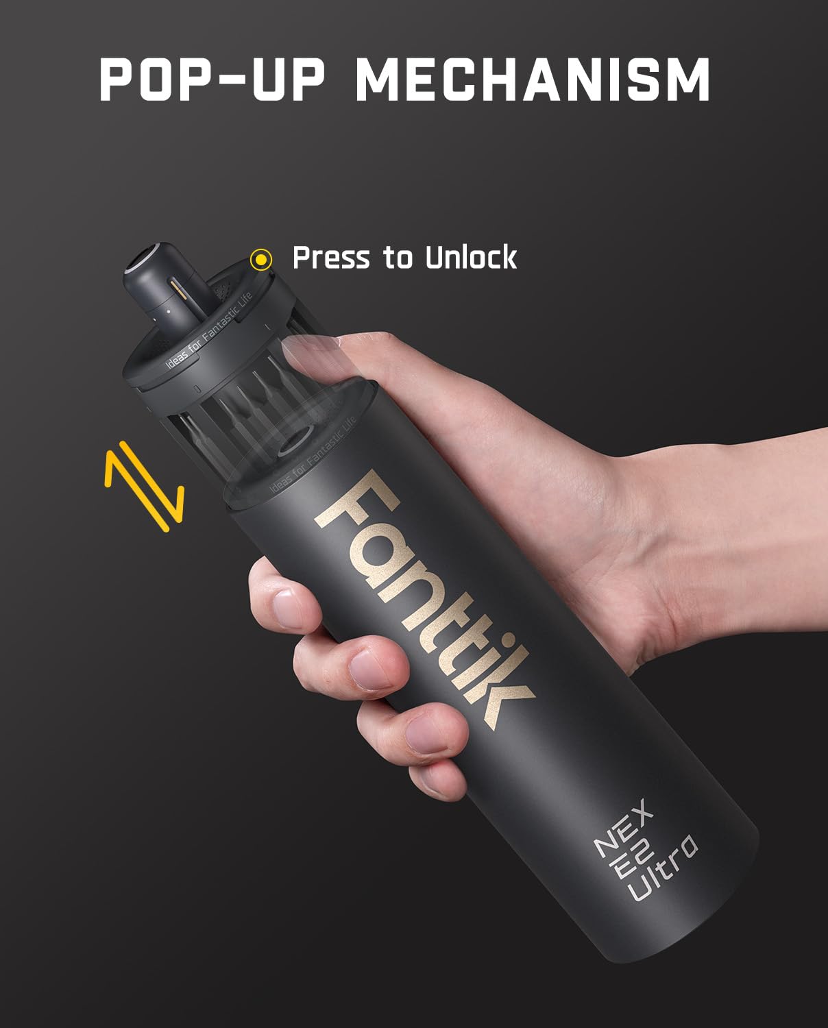 Fanttik E2 Ultra Electric Screwdriver, Screwdriver for Electronic by Fanttik - Angle View 8