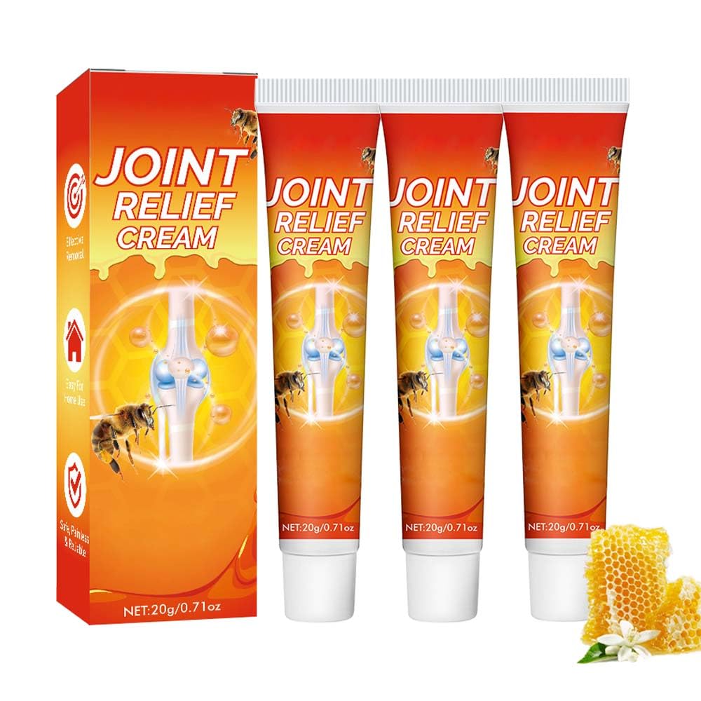 Three tubes of Generic 3PCS Joint Relief Cream, an advanced bone and muscle gel for soothing joint and muscle discomfort.