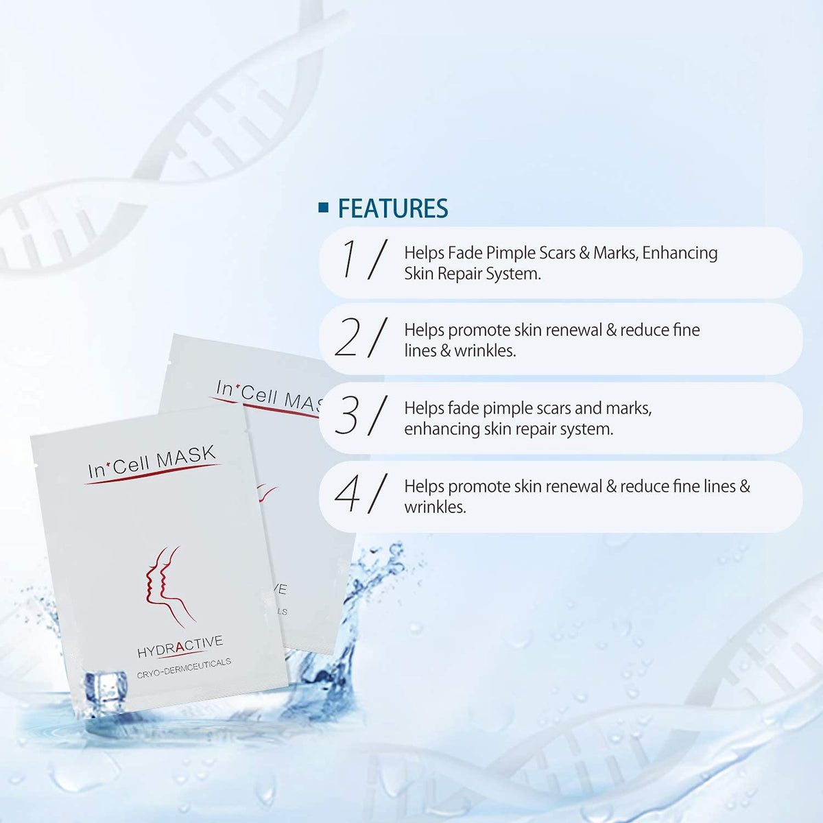 Koi Beauty Post Microneedling Soothing Mask - Koi Beauty Official Product Imagery - 5