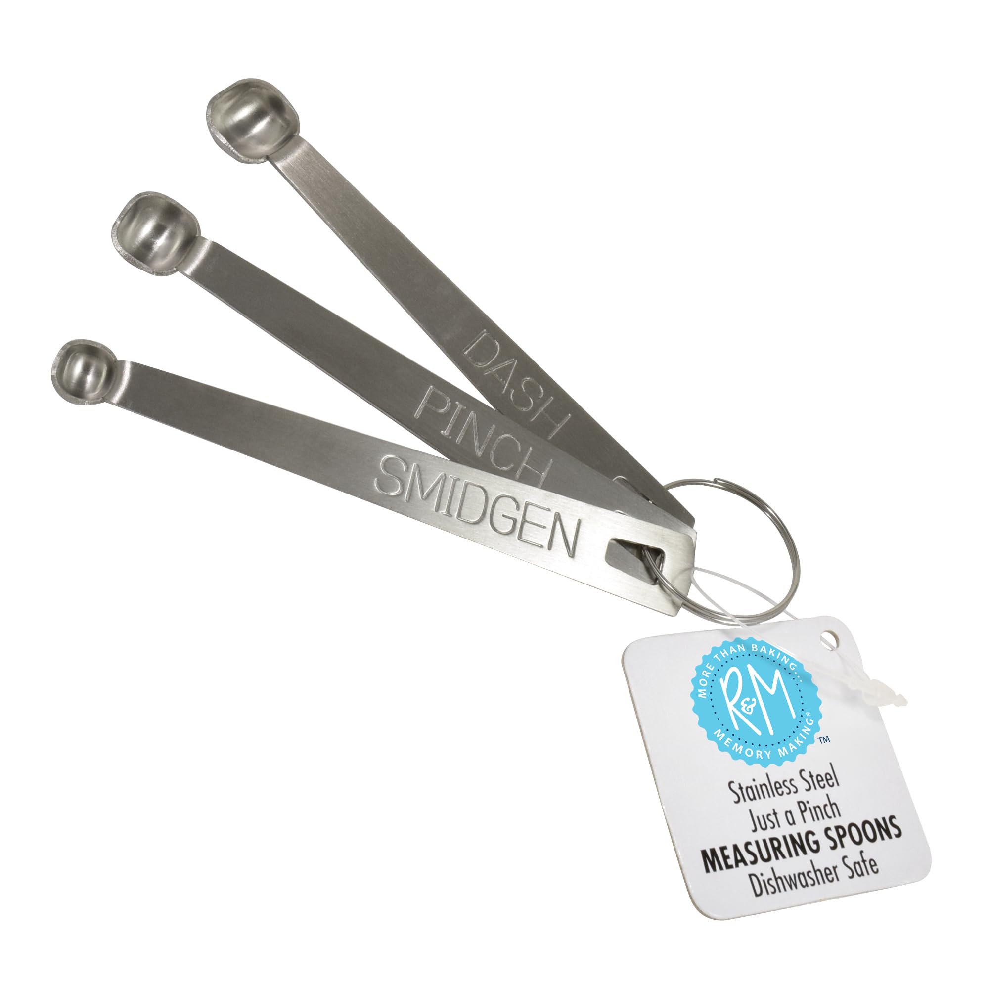 R&M Just A Pinch Measuring Spoons 3Pc Set – Stainless Steel Pinch, Das - View 1