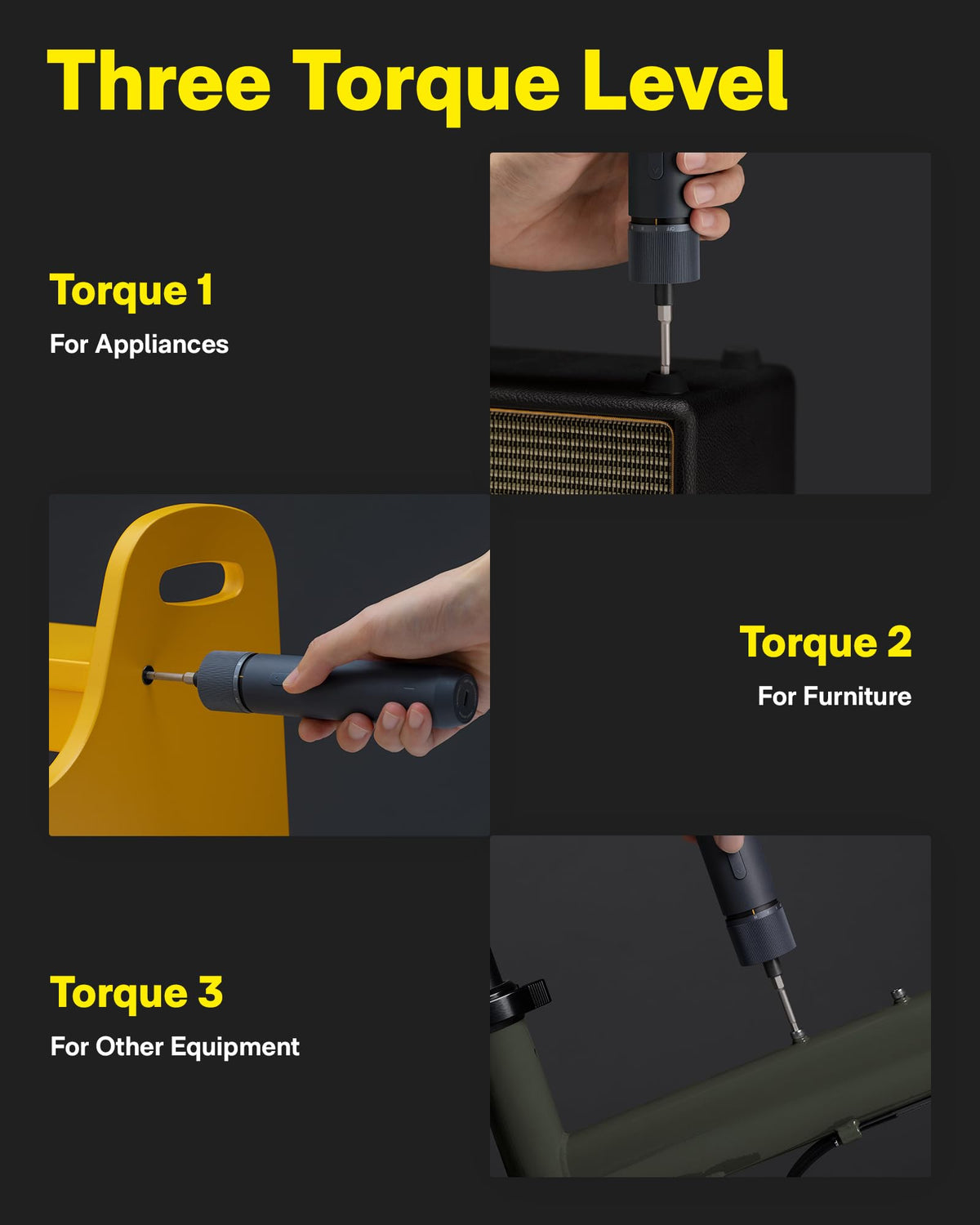 HOTO 12 in 1 Electric Screwdriver Rechargeable Cordless - HOTO Official Imagery - 4